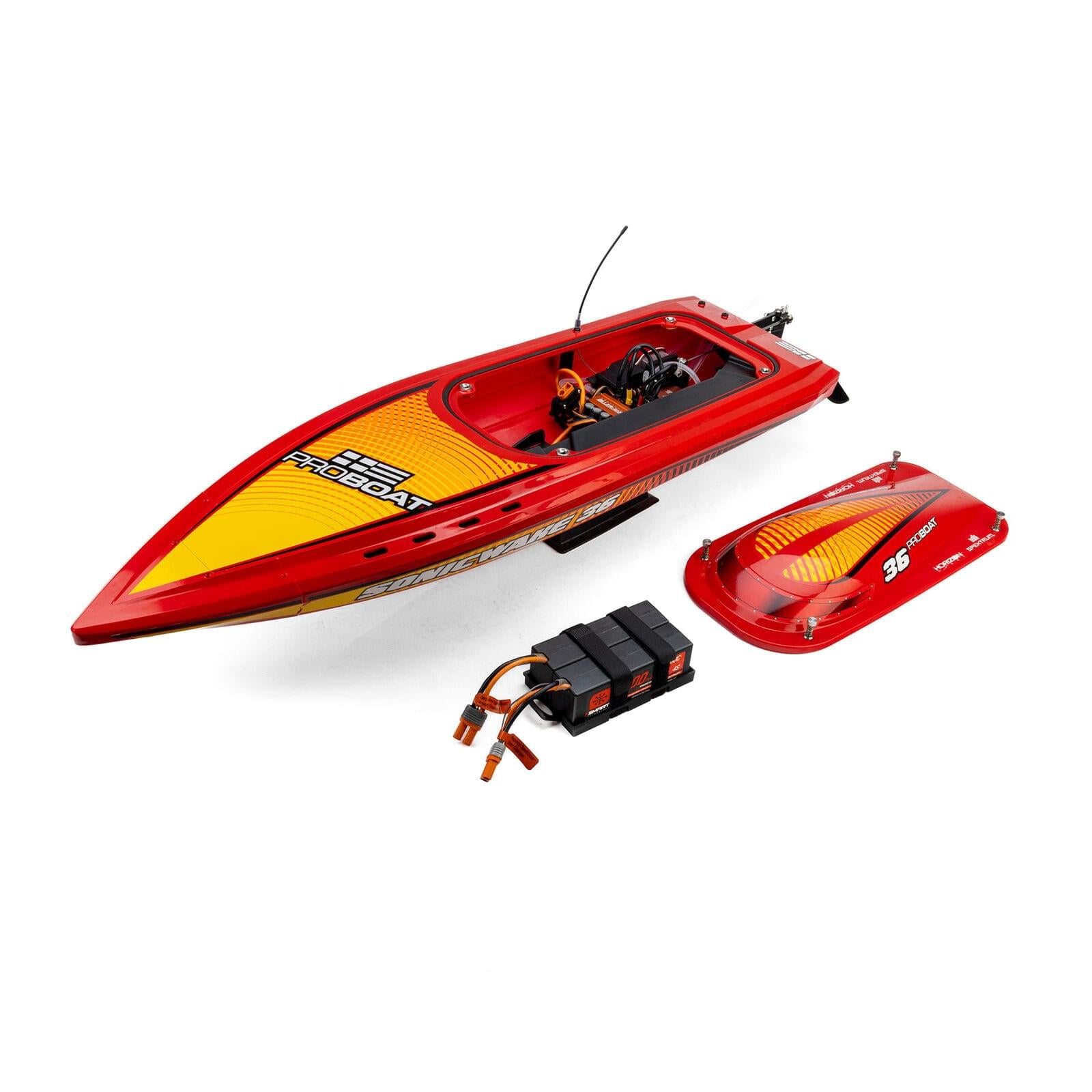 Bateau RC Sonicwake 36 V3 Brushless RTR ProBoat PRB-2171T2 - Breizh Modélisme.