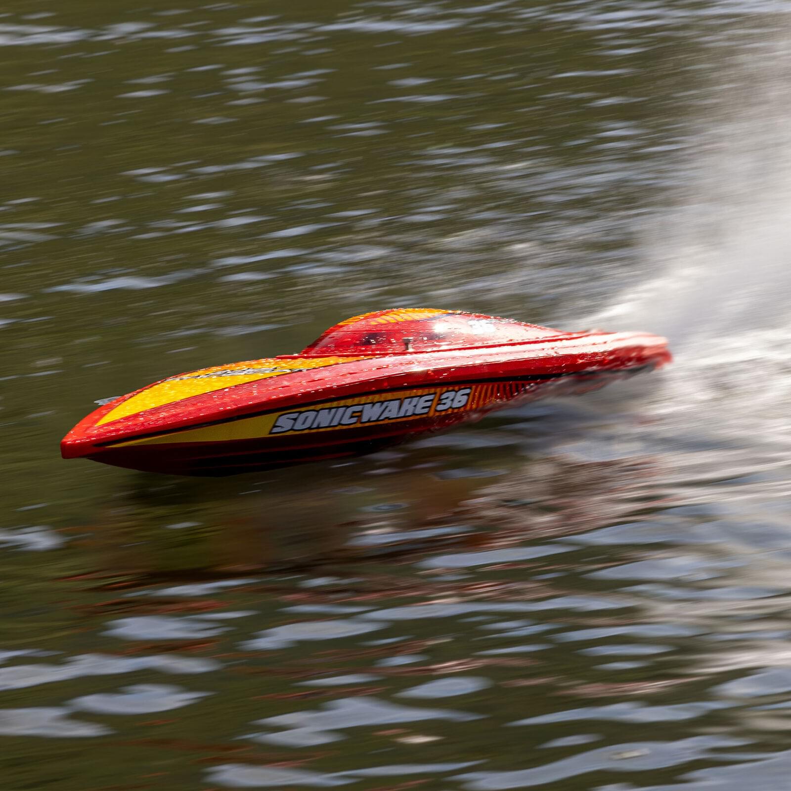 Bateau RC Sonicwake 36 V3 Brushless RTR ProBoat PRB-2171T2 - Breizh Modélisme.