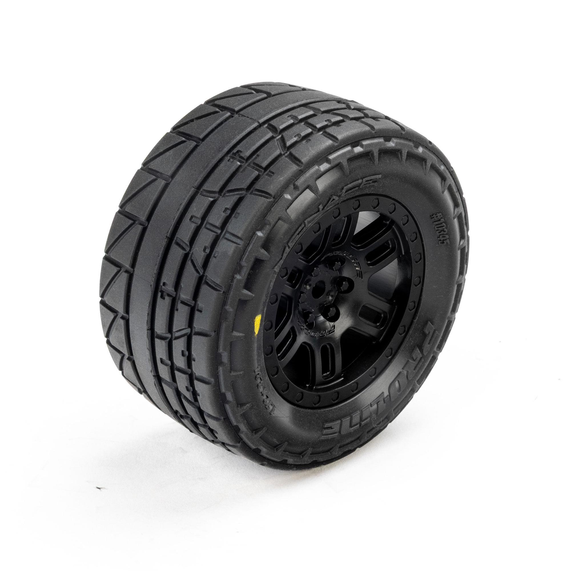 2 pneus de route avant/arrière Menace 12mm Arrma Mini Kraton 1/16 - Breizh Modélisme.