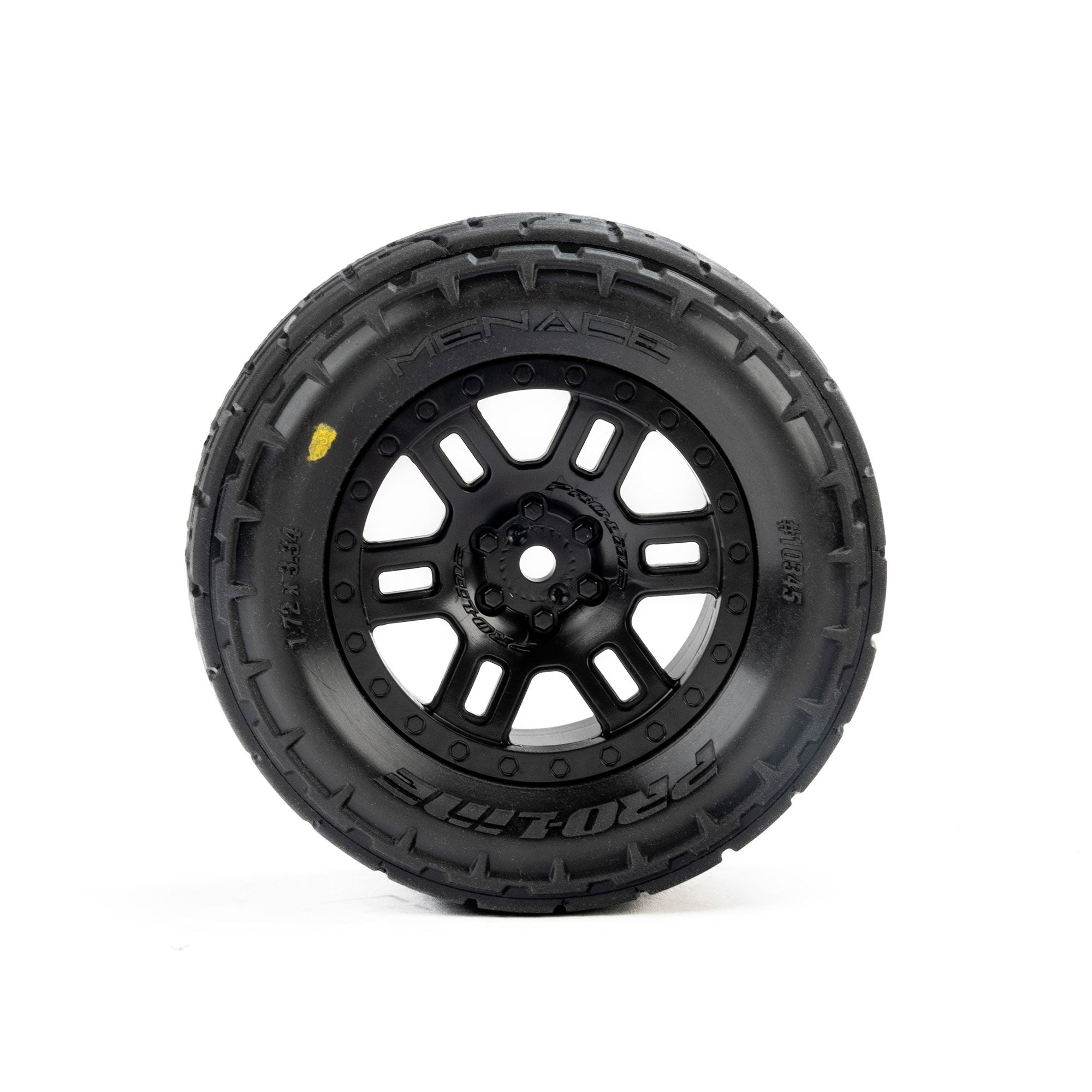 2 pneus de route avant/arrière Menace 12mm Arrma Mini Kraton 1/16 - Breizh Modélisme.