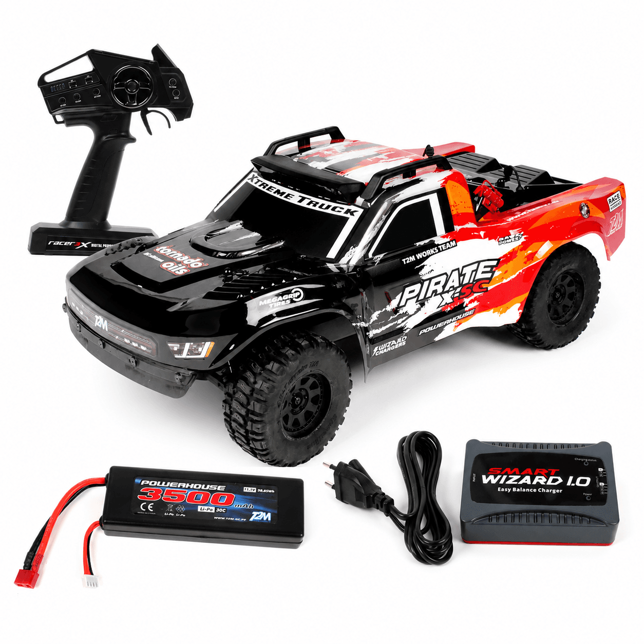 T2M Pirate X-SC Short Course Brushless RTR T4978 orange 65km/h