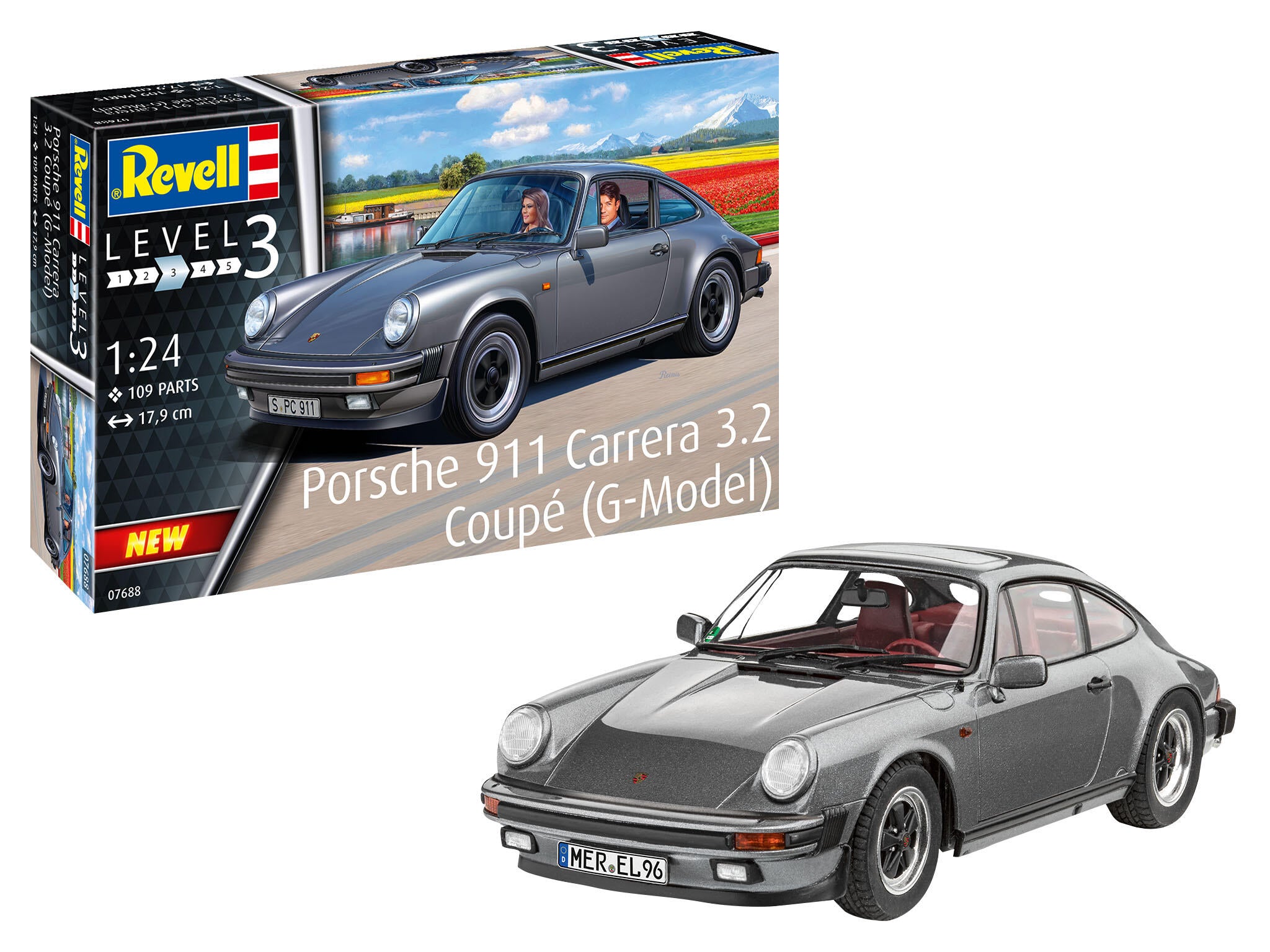 Maquette voiture Revell 07688 Porsche 911 Carrera 3.2 Coupé (G-Model)