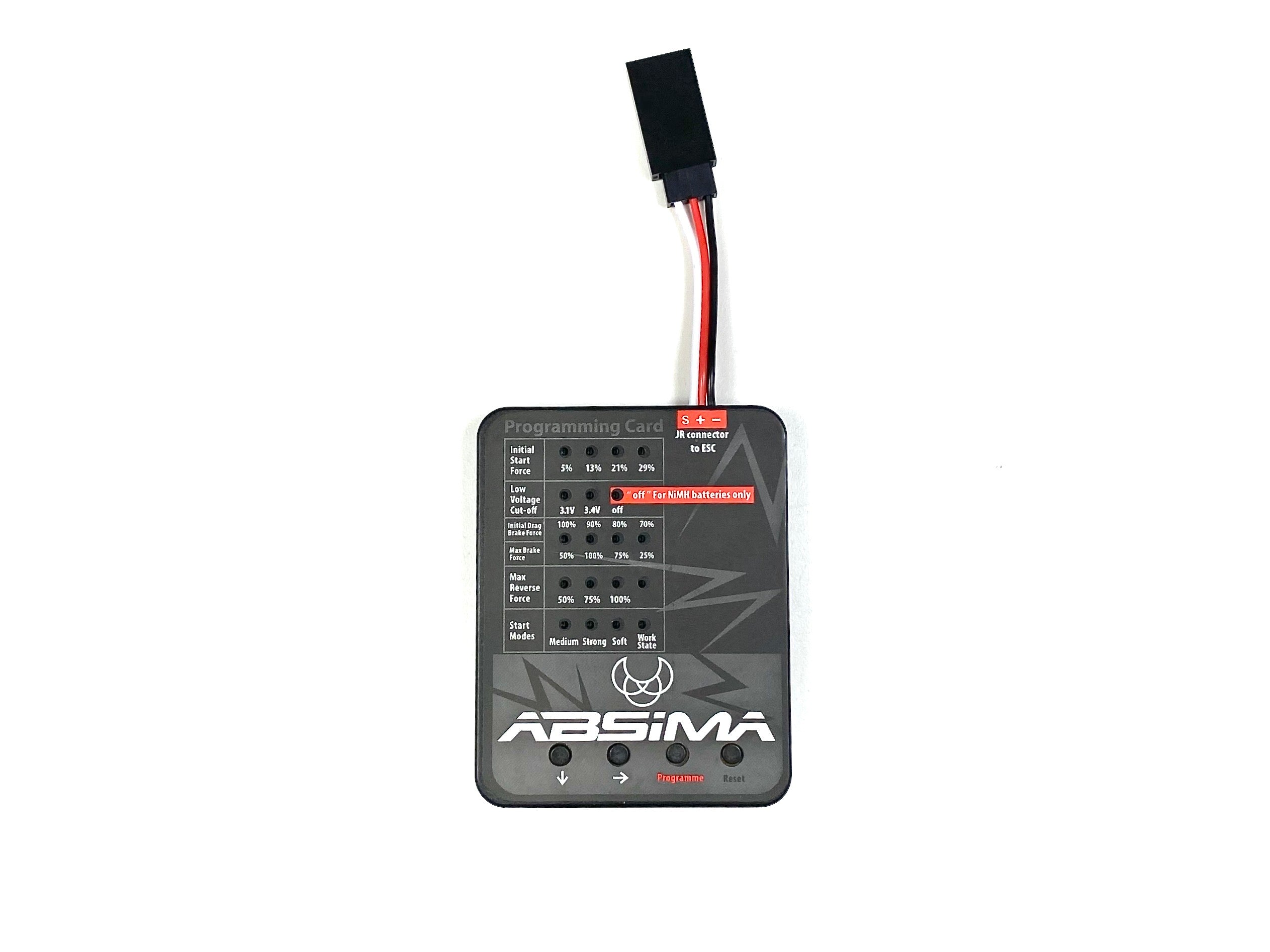 Carte de programmation pour contrôleur de vitesse brushless ECO - 2110064 - Breizh Modélisme.