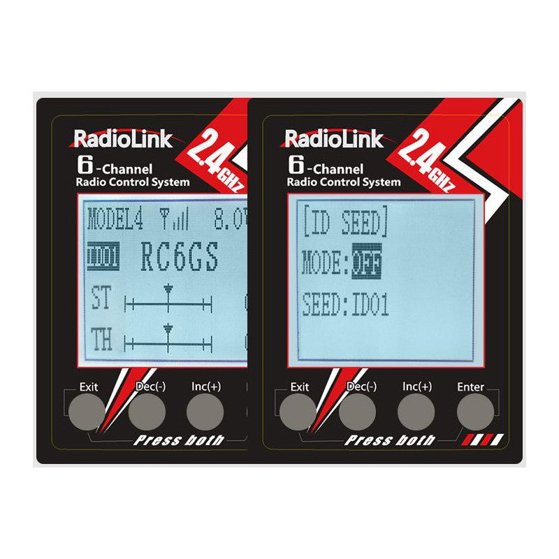 Récepteur surface 7 voies V1.4 avec télémétrie et Gyro - RADR7FG
