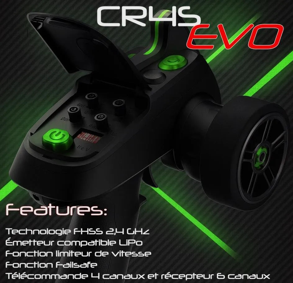 Voiture de Drift Absima 1/10 "SupraSlide" 4WD RTR 12232 version Pack