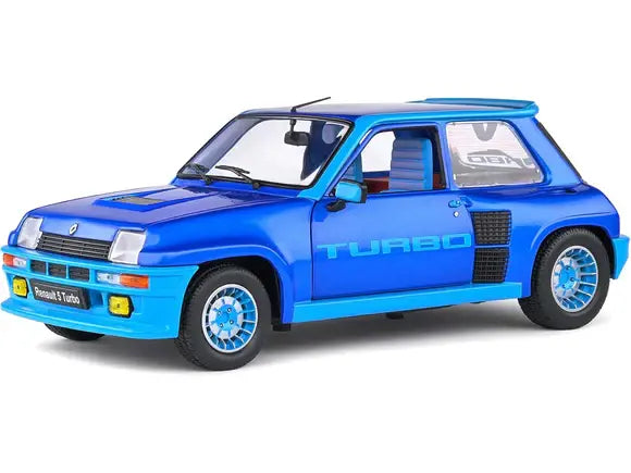 Solido S1801308 Voiture miniature collection 1/18 Renault 5 Turbo – Bleu – 1981