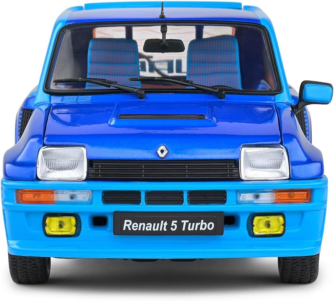 Solido S1801308 Voiture miniature collection 1/18 Renault 5 Turbo – Bleu – 1981