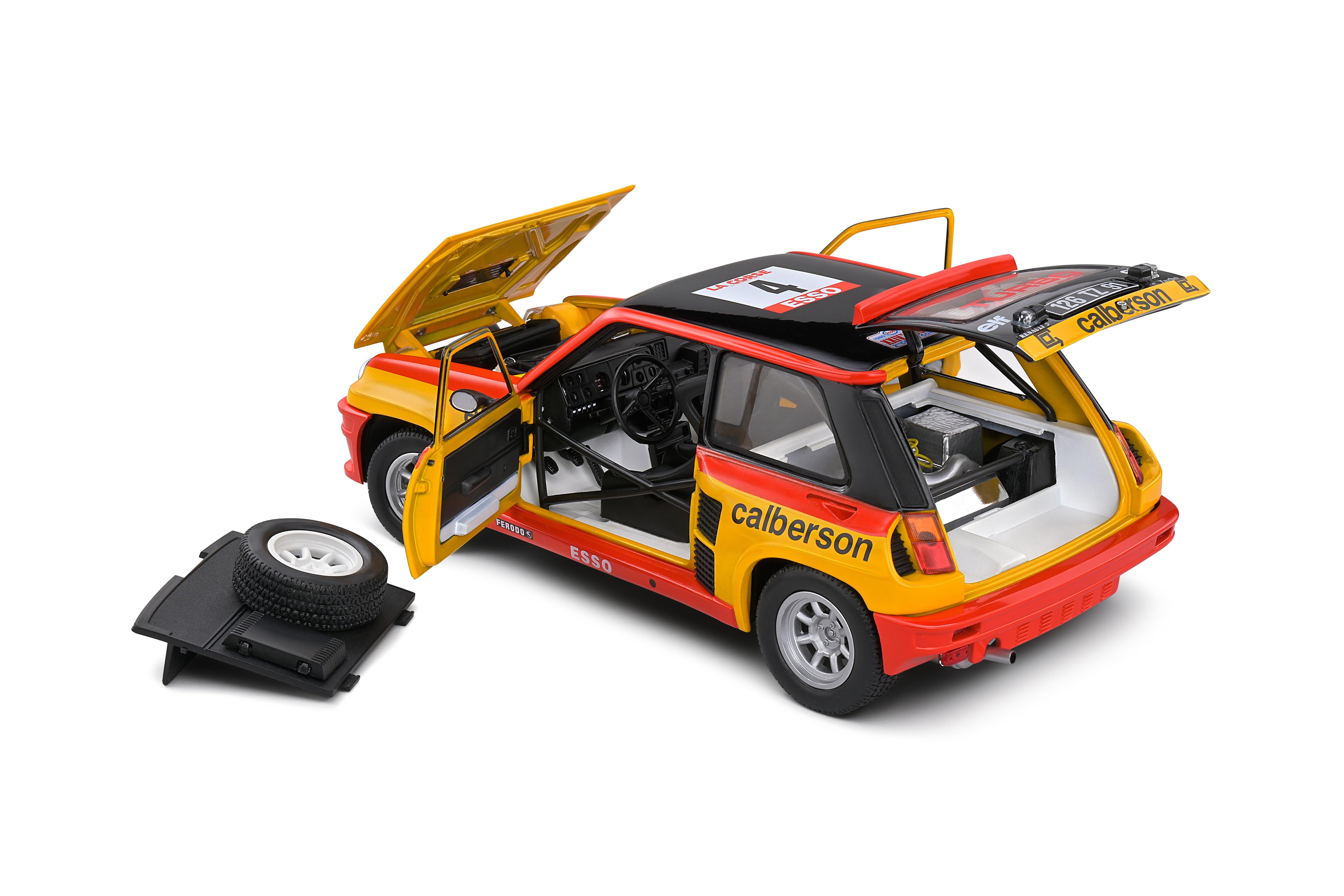 Solido S1801314 Voiture miniature collection 1/18 Renault 5 turbo – Tour de Corse – 1980 – 4 Ragnotti/Andrie