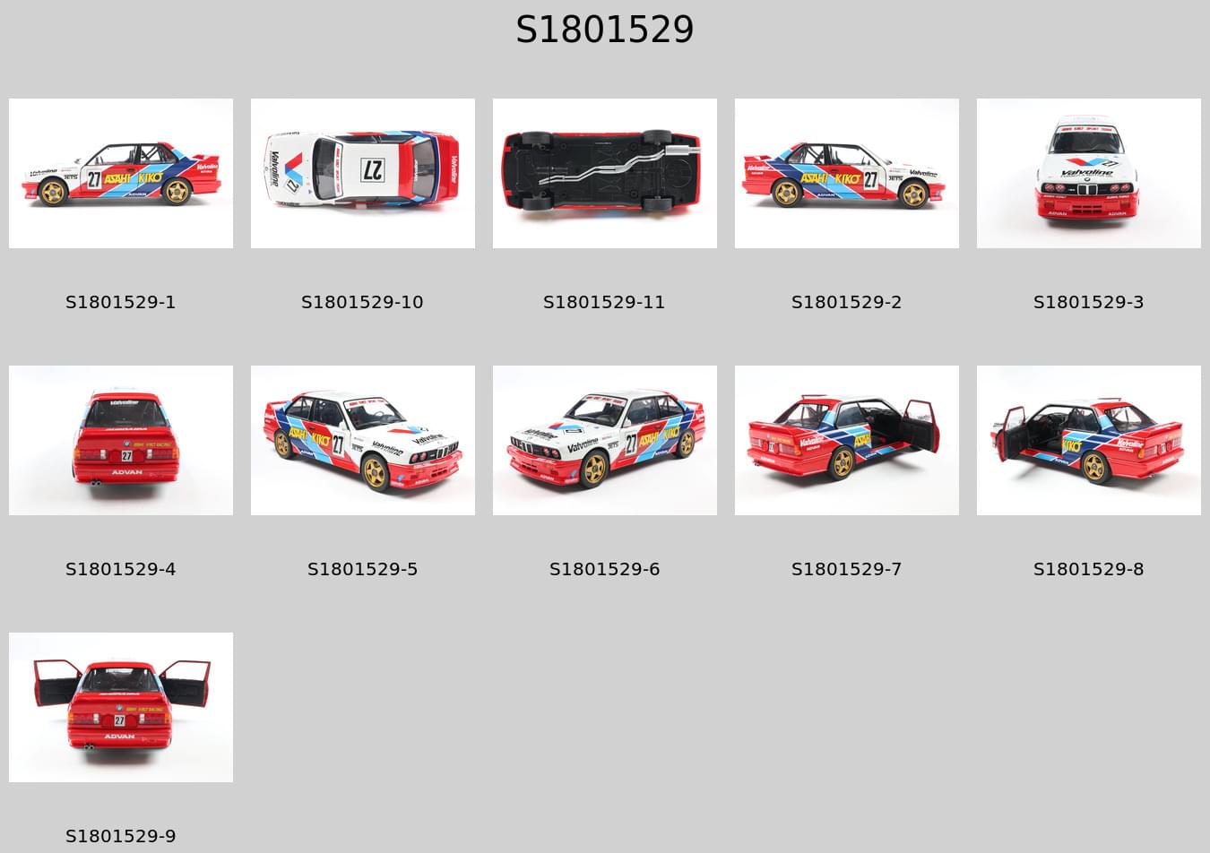 Solido S1801529 Voiture miniature collection 1/18 BMW M3 – JTCC – 1986