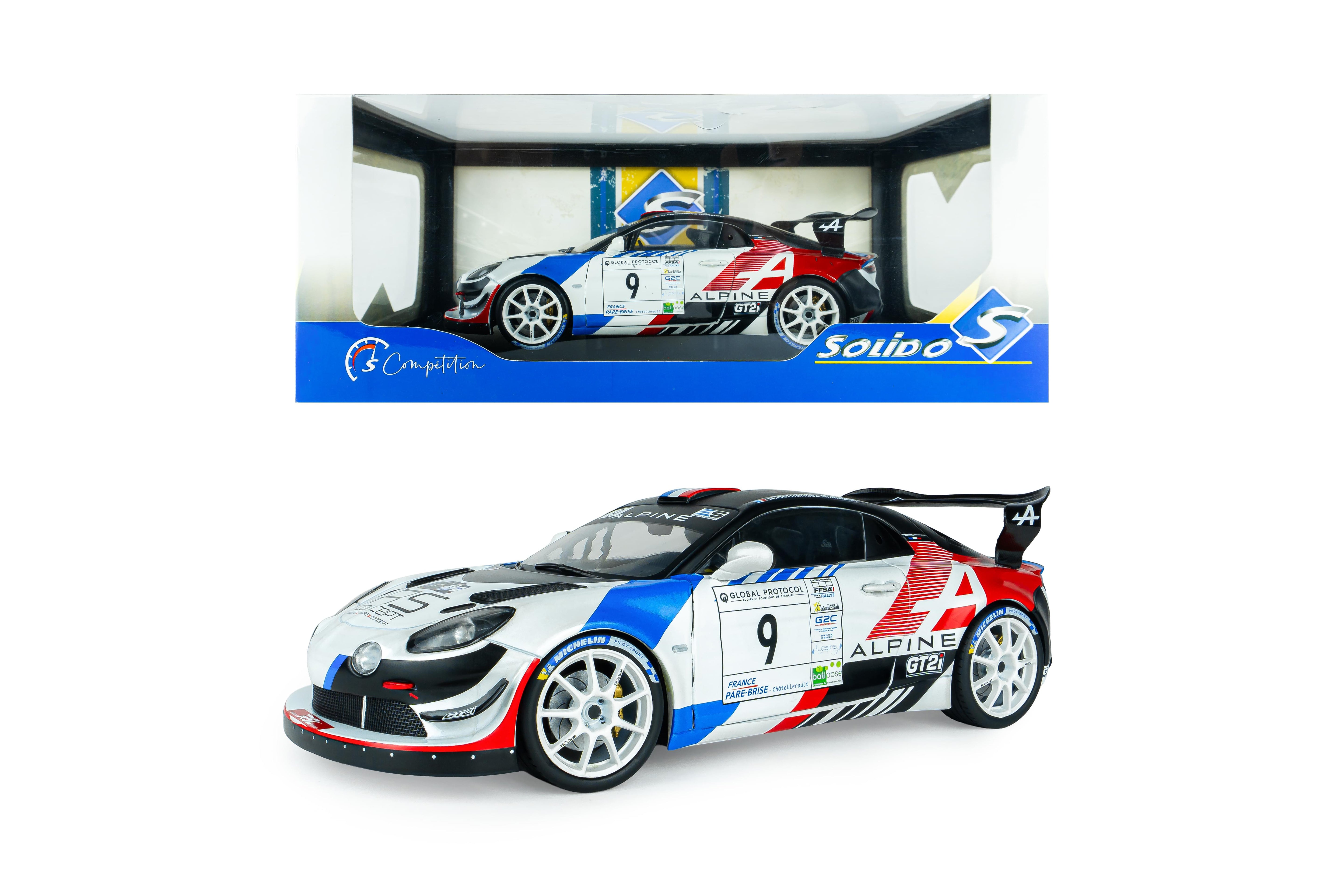 Solido S1801633 miniature collection 1/18 Alpine A110 rgt+ blanc 9 N.Hernandez / M.Maurin Rallye de la Vienne 2025