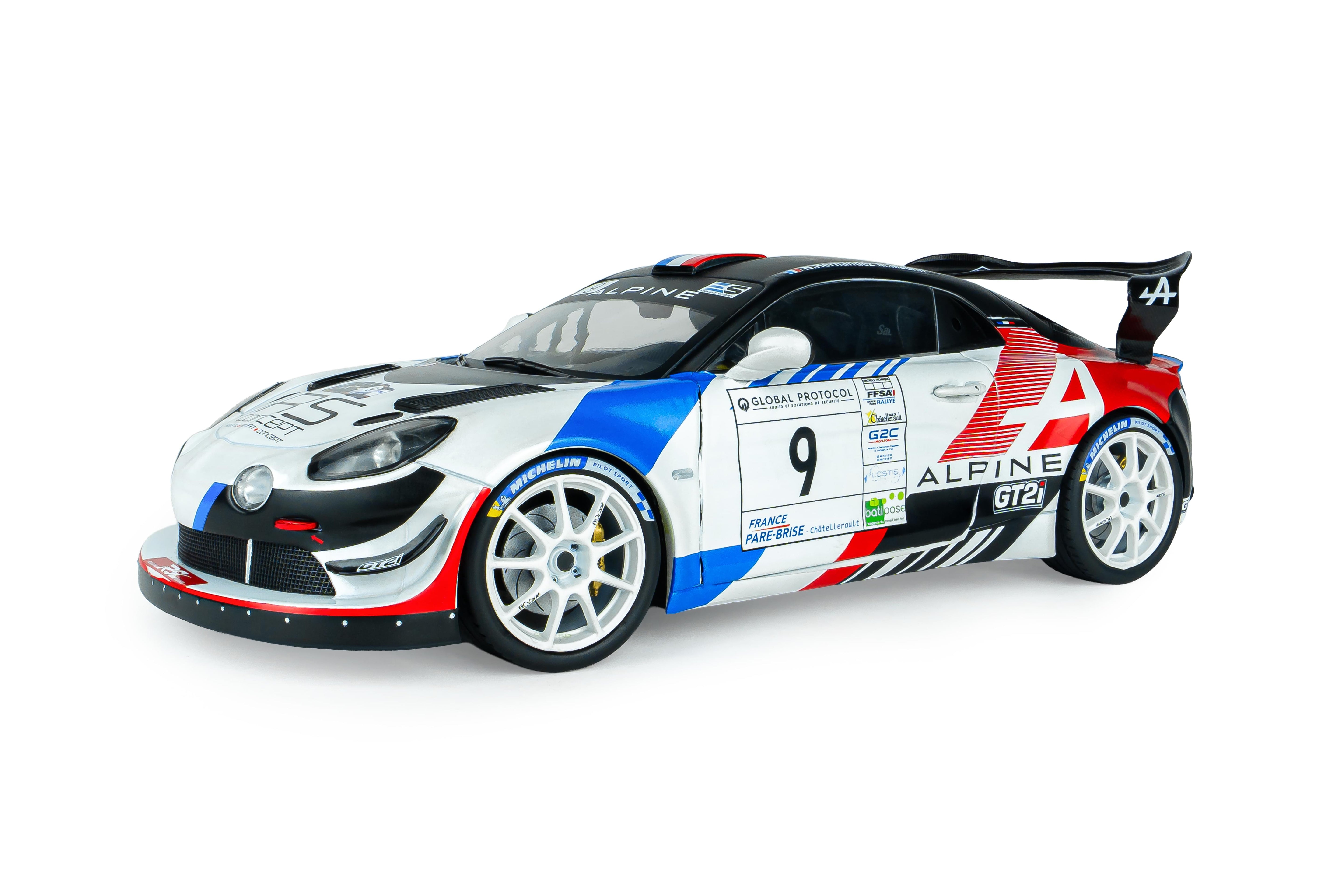 Solido S1801633 miniature collection 1/18 Alpine A110 rgt+ blanc 9 N.Hernandez / M.Maurin Rallye de la Vienne 2025