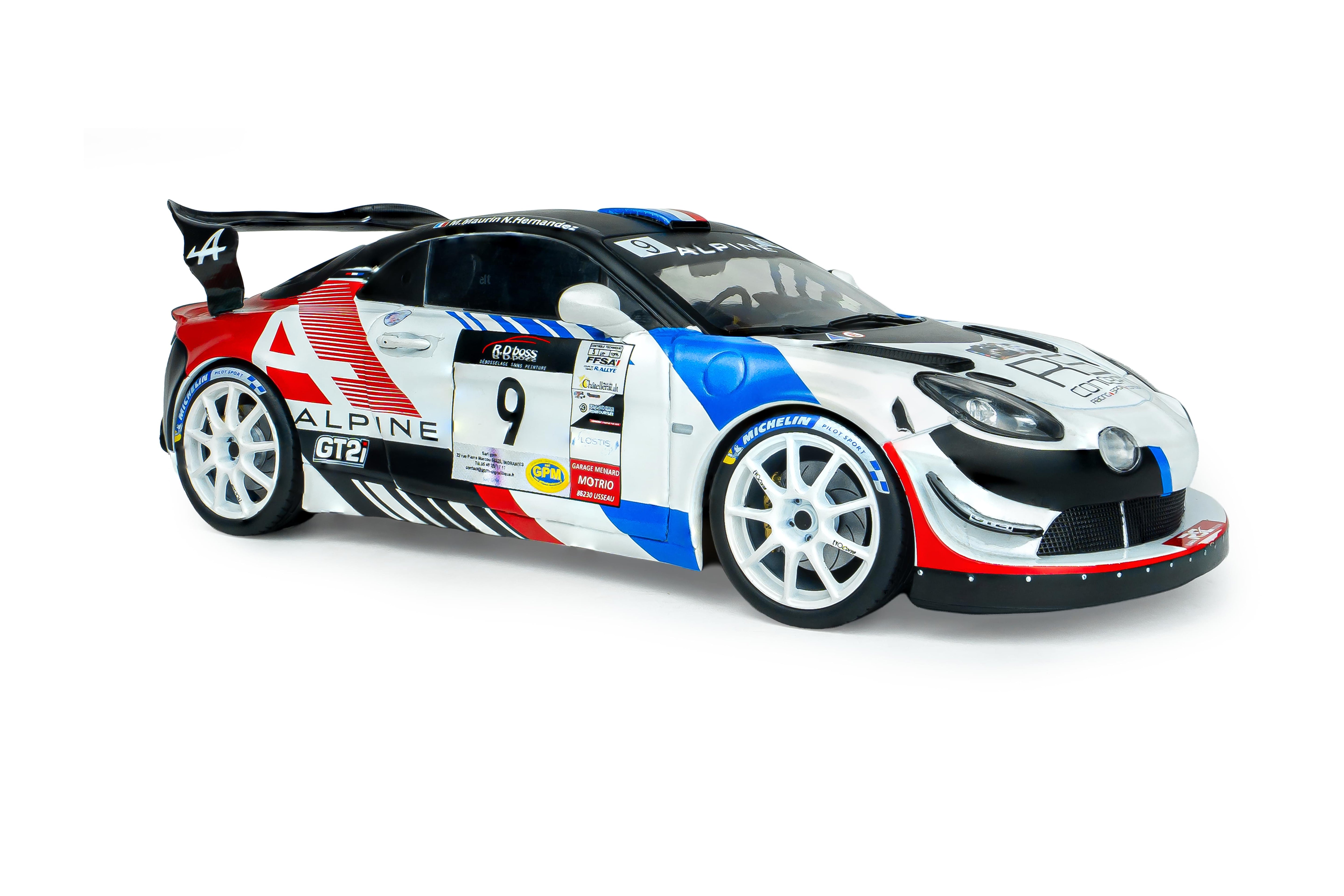 Solido S1801633 miniature collection 1/18 Alpine A110 rgt+ blanc 9 N.Hernandez / M.Maurin Rallye de la Vienne 2025