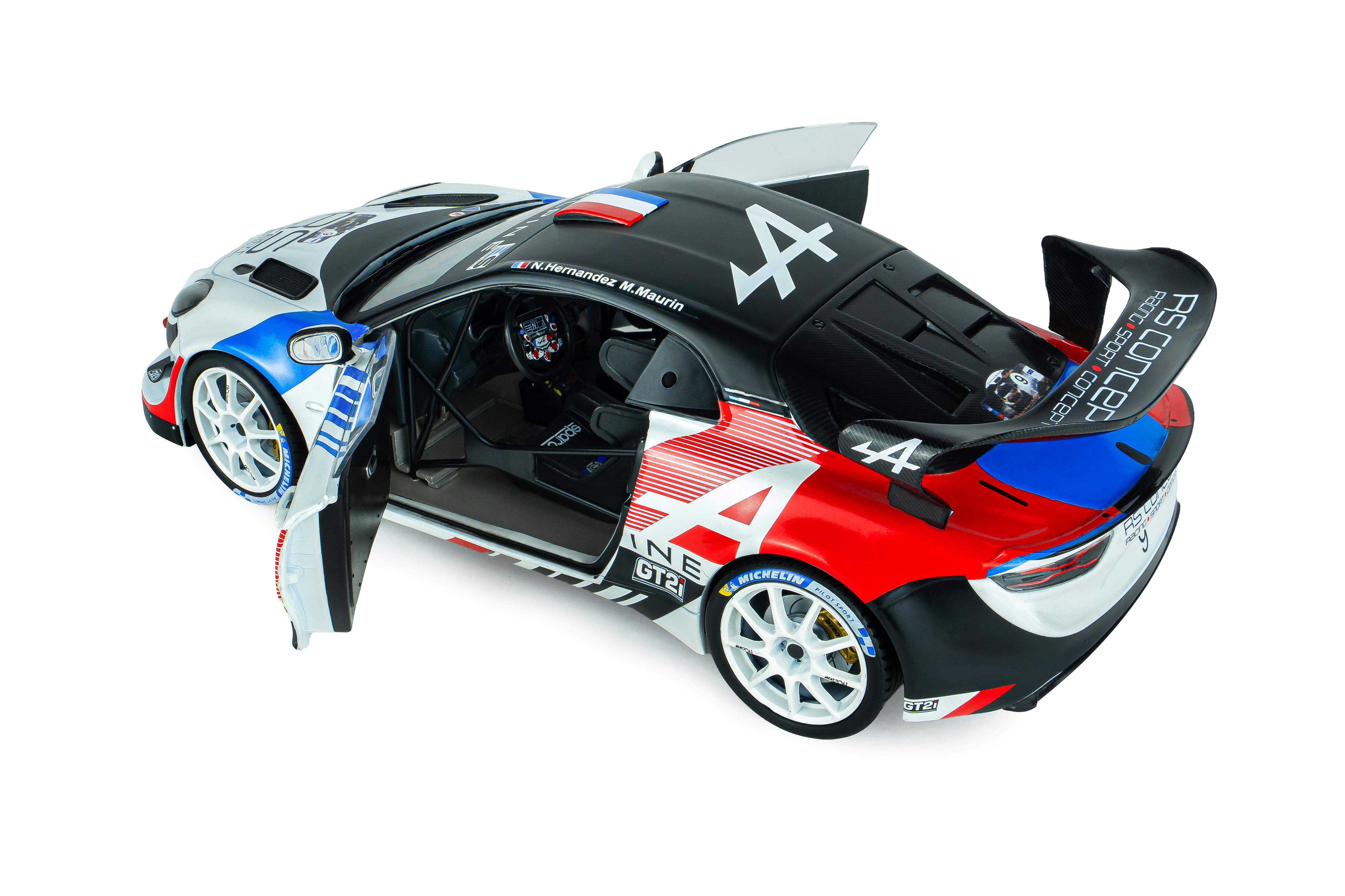 Solido S1801633 miniature collection 1/18 Alpine A110 rgt+ blanc 9 N.Hernandez / M.Maurin Rallye de la Vienne 2025