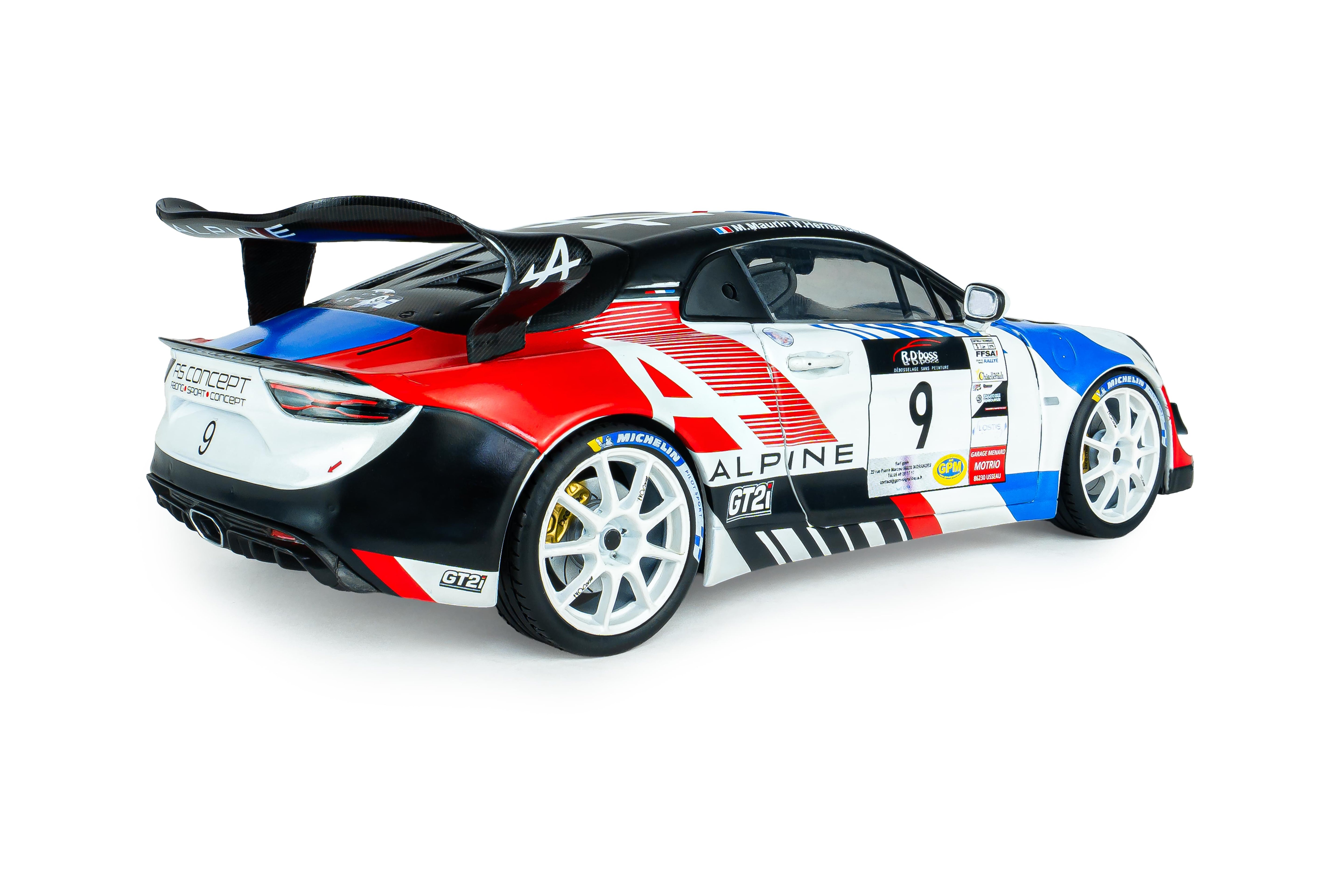 Solido S1801633 miniature collection 1/18 Alpine A110 rgt+ blanc 9 N.Hernandez / M.Maurin Rallye de la Vienne 2025
