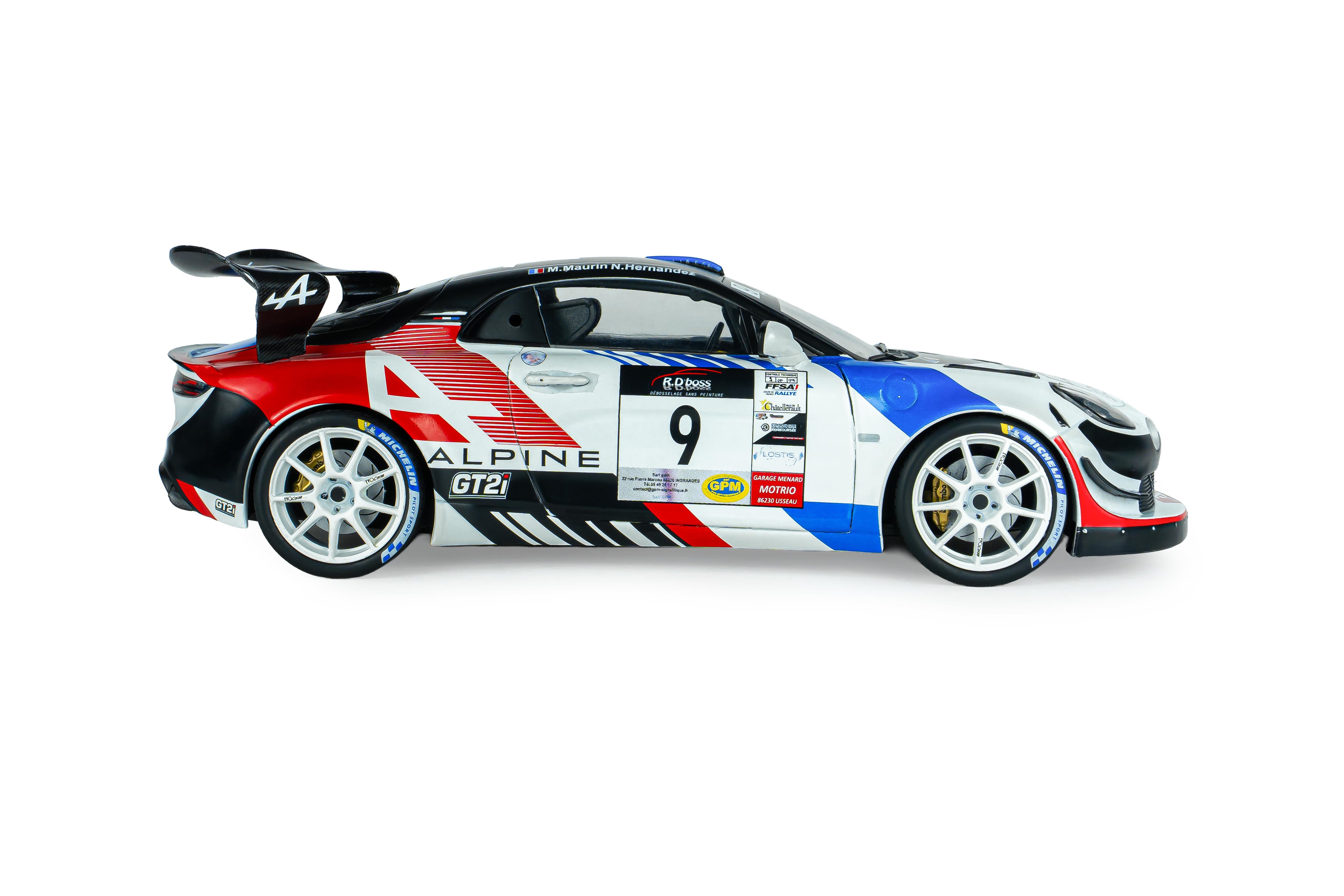 Solido S1801633 miniature collection 1/18 Alpine A110 rgt+ blanc 9 N.Hernandez / M.Maurin Rallye de la Vienne 2025