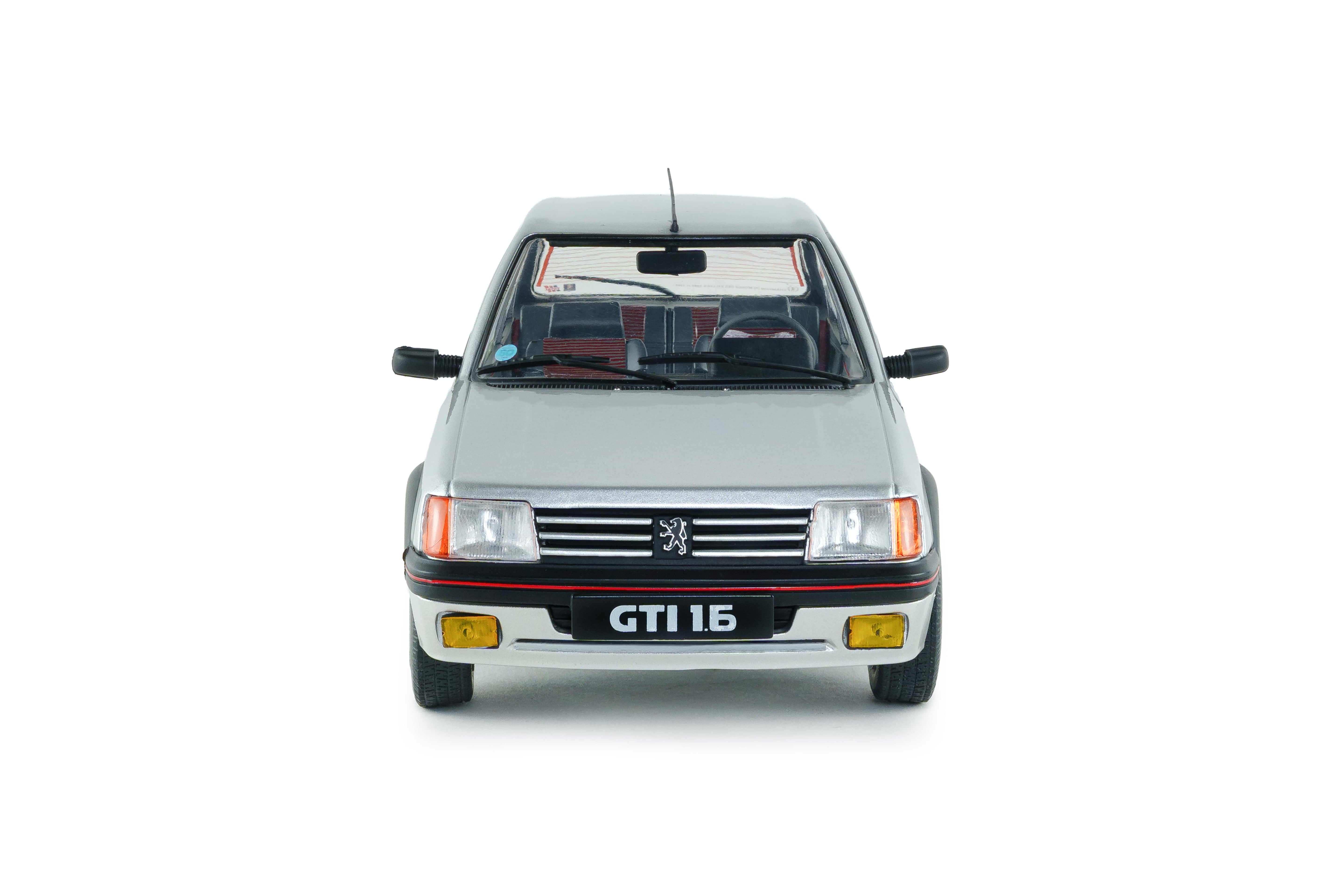 Solido S1801718 miniature collection 1/18 Peugeot 205 GTI 1,6l MK1 gris futura 1989 - Breizh Modélisme.