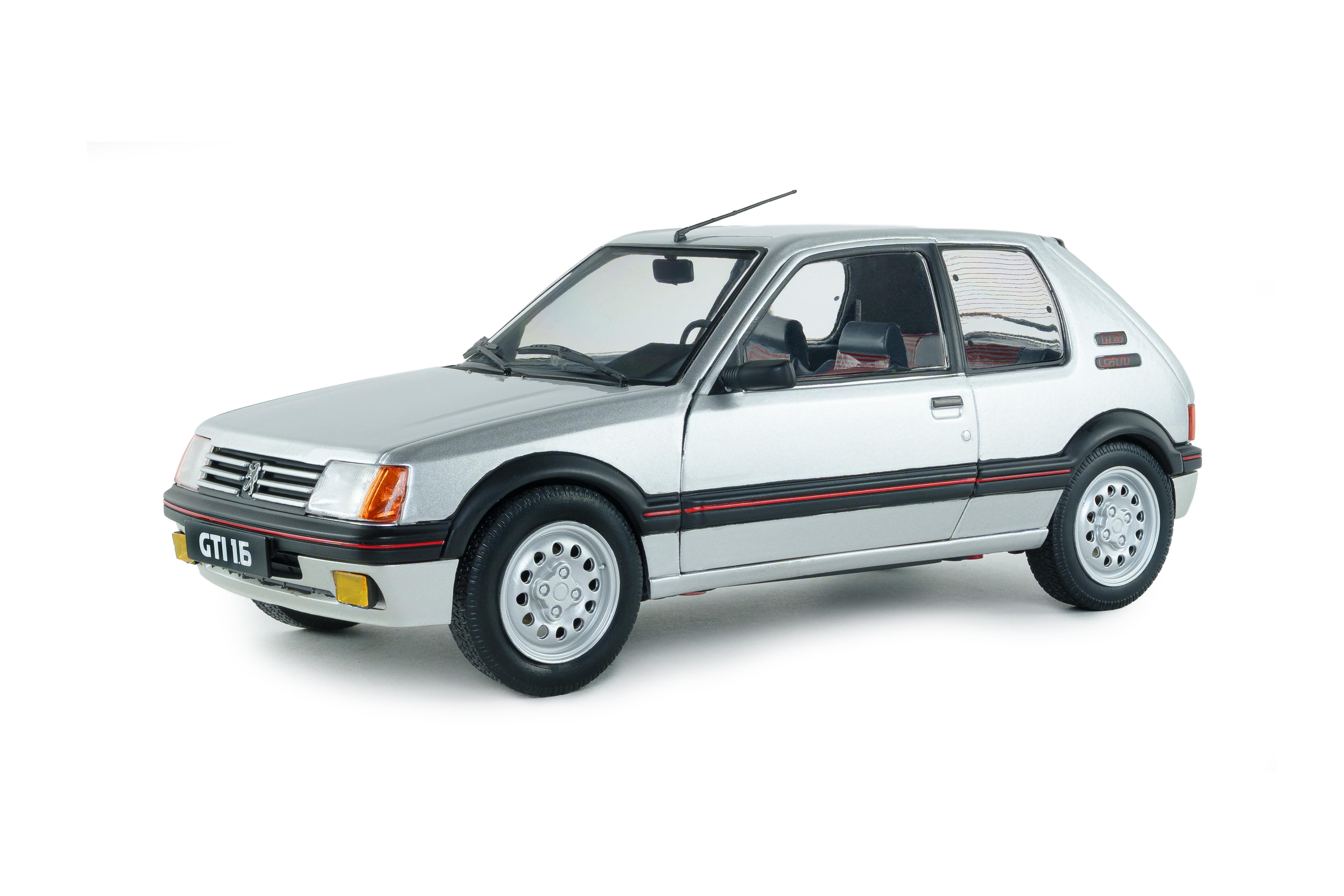 Solido S1801718 miniature collection 1/18 Peugeot 205 GTI 1,6l MK1 gris futura 1989 - Breizh Modélisme.