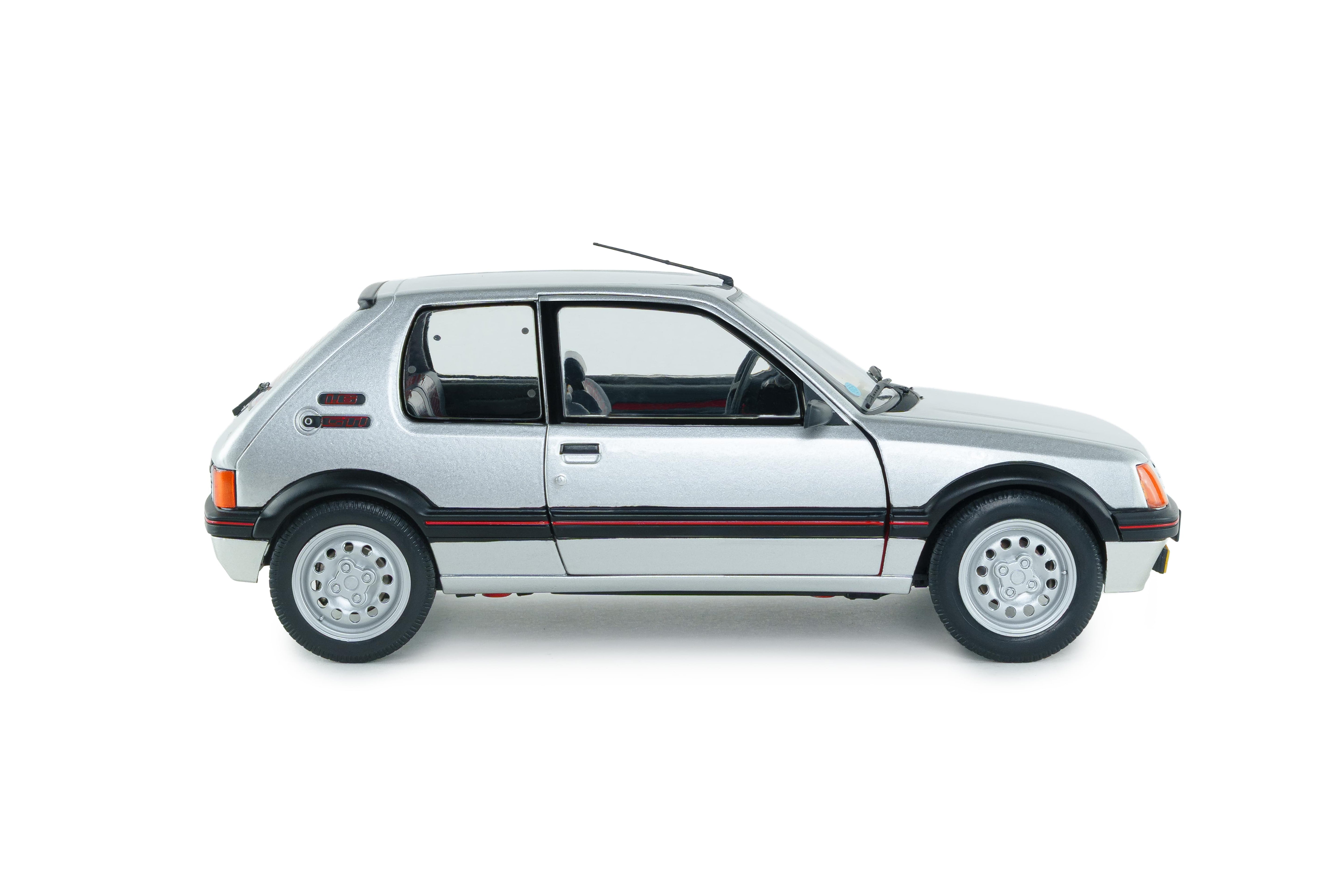 Solido S1801718 miniature collection 1/18 Peugeot 205 GTI 1,6l MK1 gris futura 1989 - Breizh Modélisme.