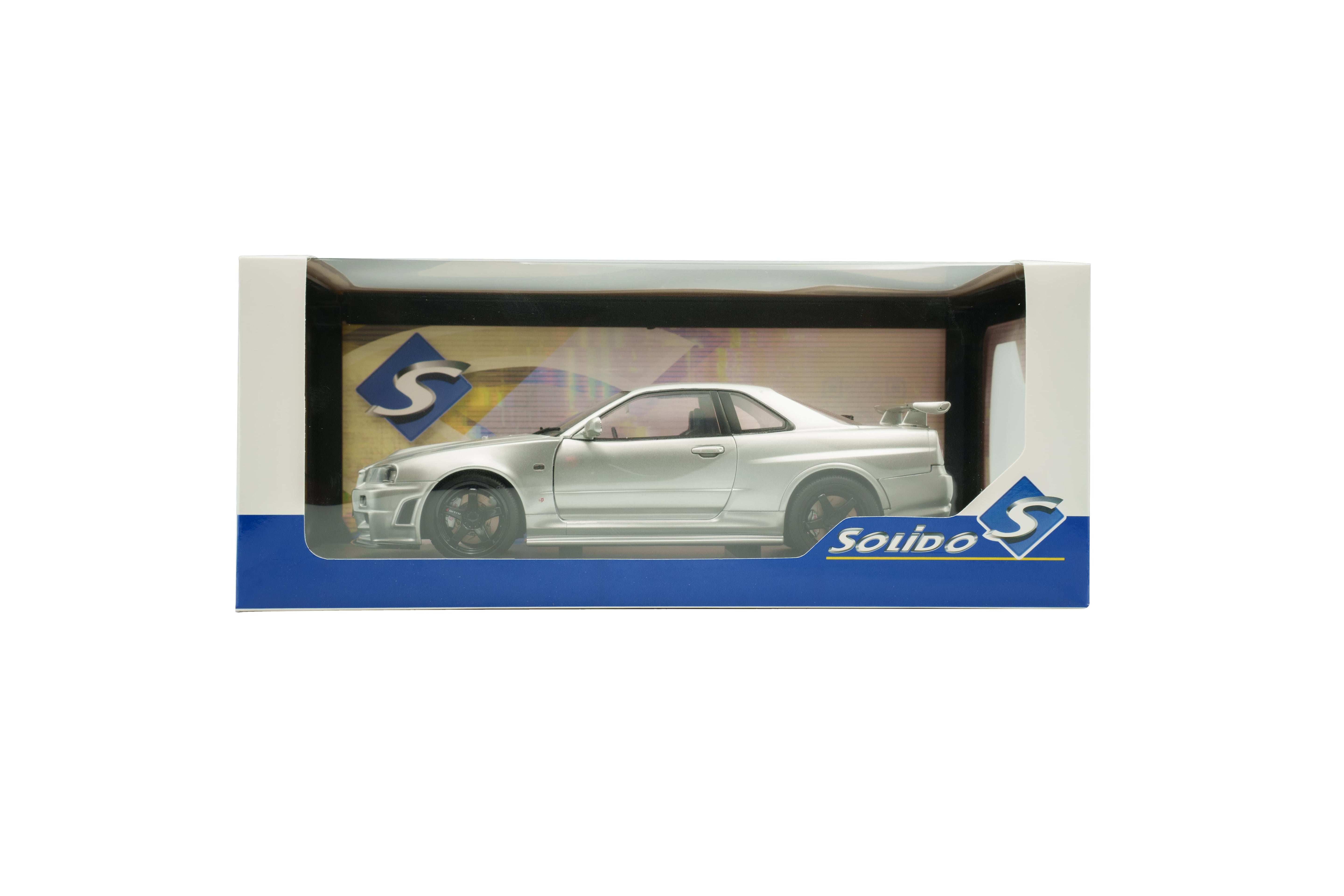 Solido S1804312 Voiture miniature collection 1/18 Nissan Skyline GT-R (BNR34) with NISMO Parts – 1999