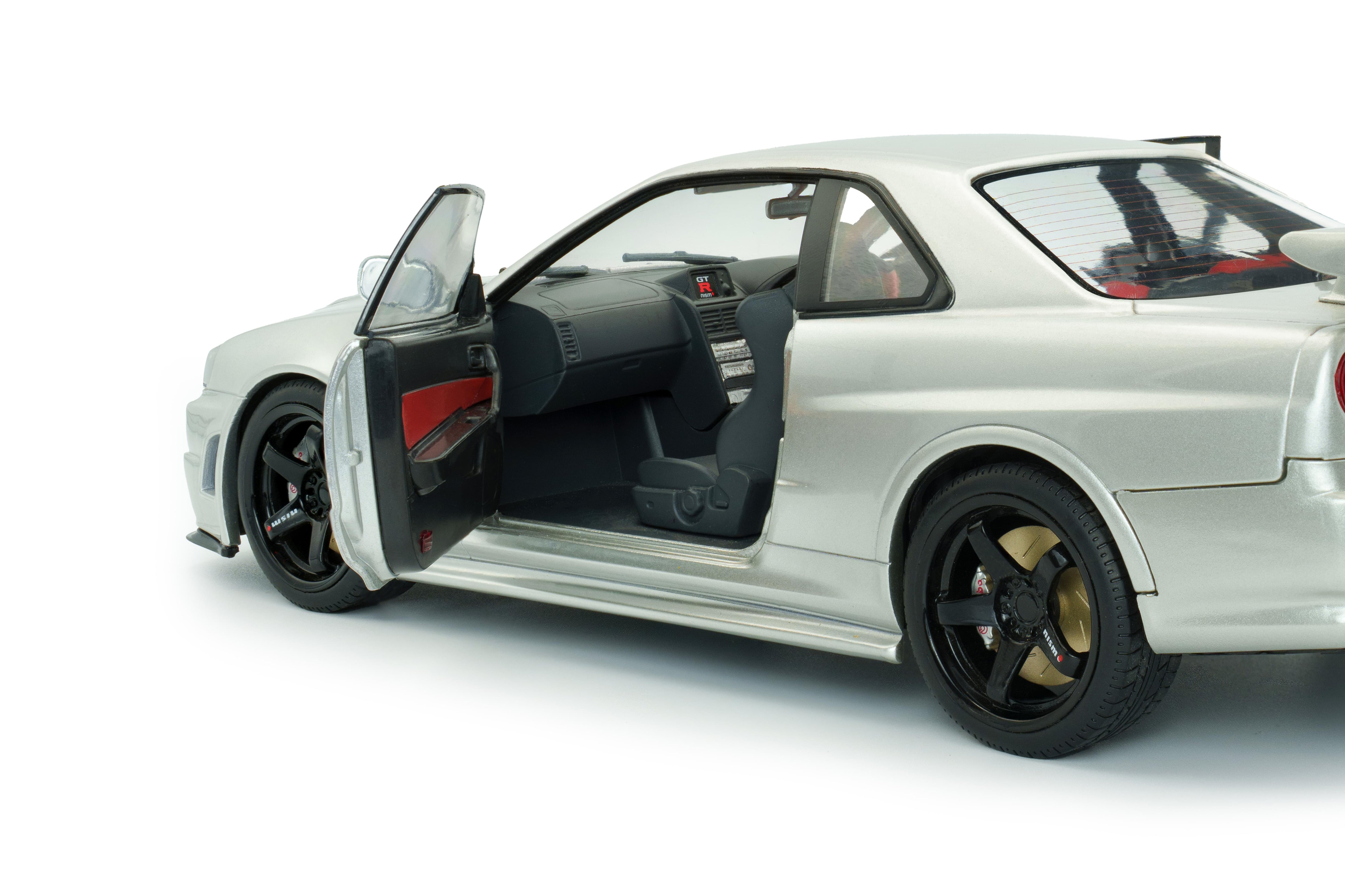Solido S1804312 Voiture miniature collection 1/18 Nissan Skyline GT-R (BNR34) with NISMO Parts – 1999