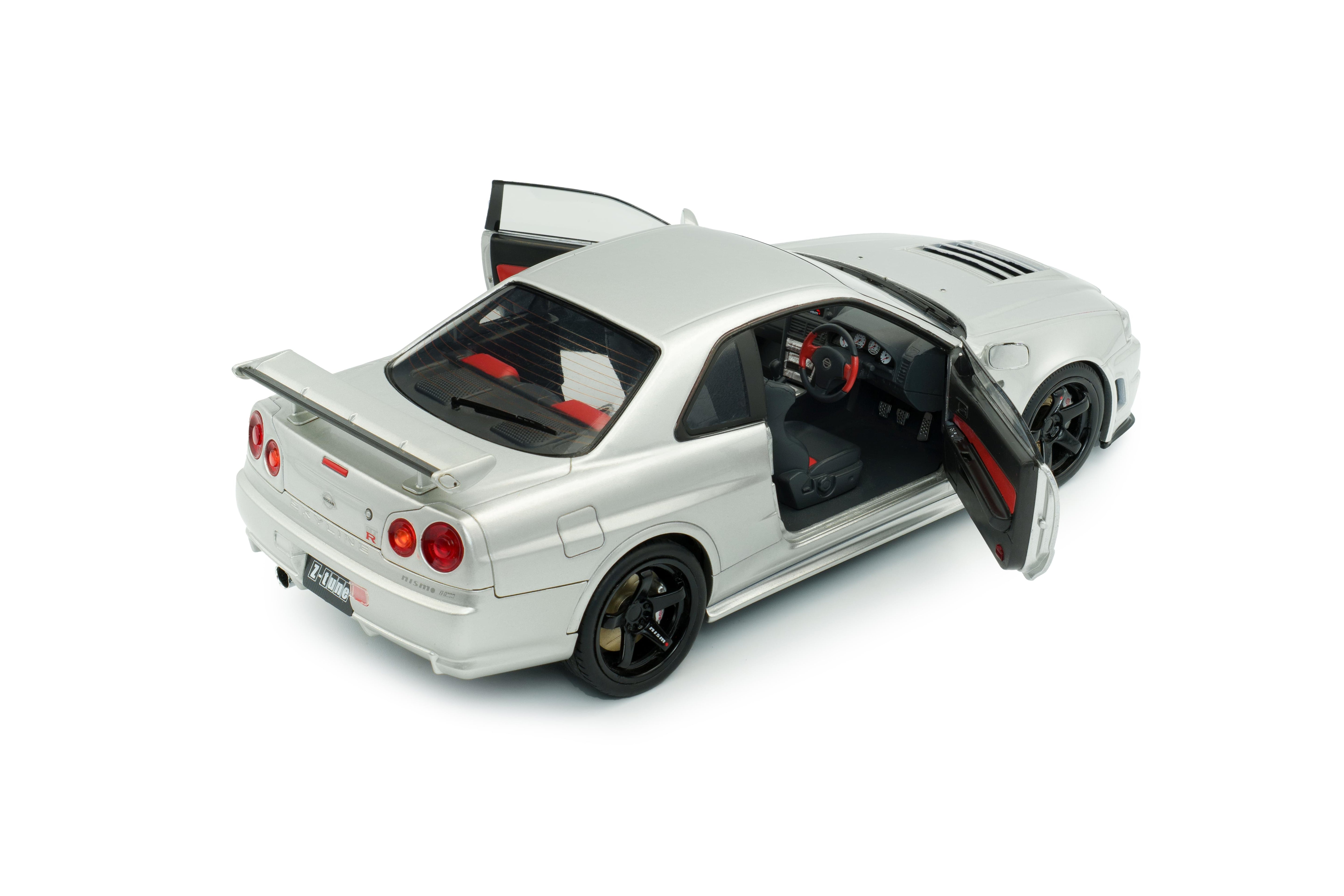 Solido S1804312 Voiture miniature collection 1/18 Nissan Skyline GT-R (BNR34) with NISMO Parts – 1999