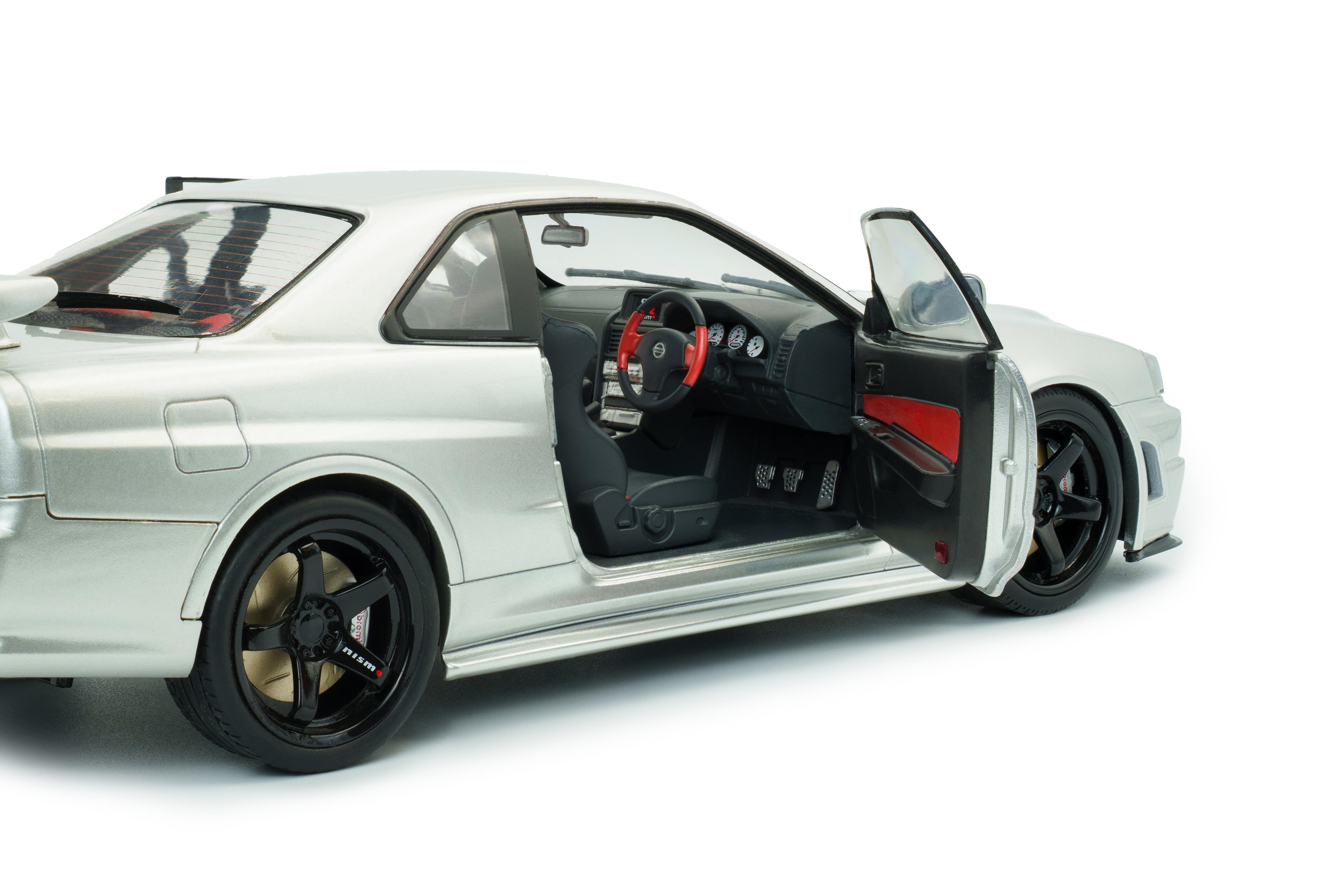 Solido S1804312 Voiture miniature collection 1/18 Nissan Skyline GT-R (BNR34) with NISMO Parts – 1999