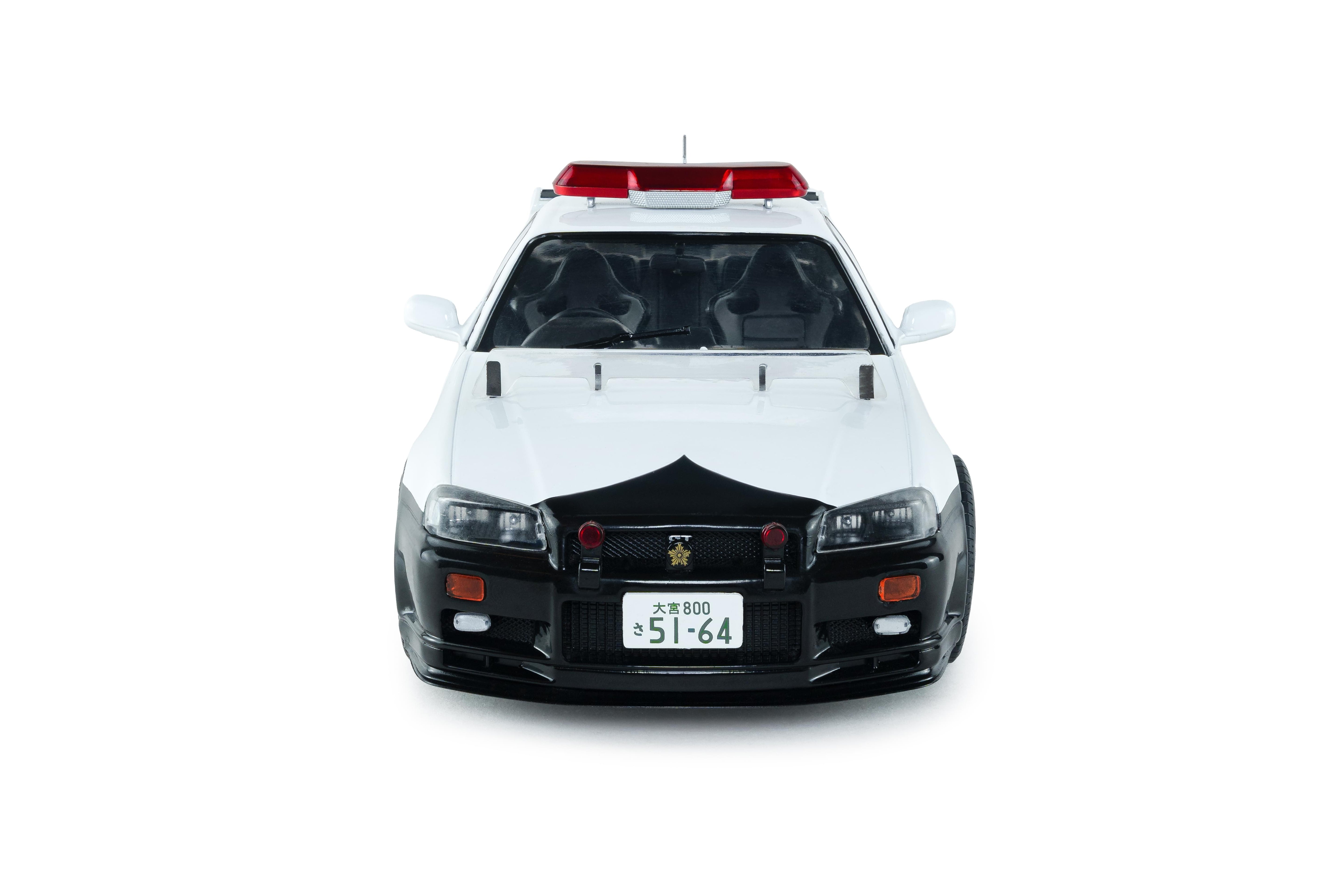 Solido S1804317 Voiture miniature collection 1/18 Nissan Skyline GT-R (BNR34) Police Japon 1999 - Breizh Modélisme.