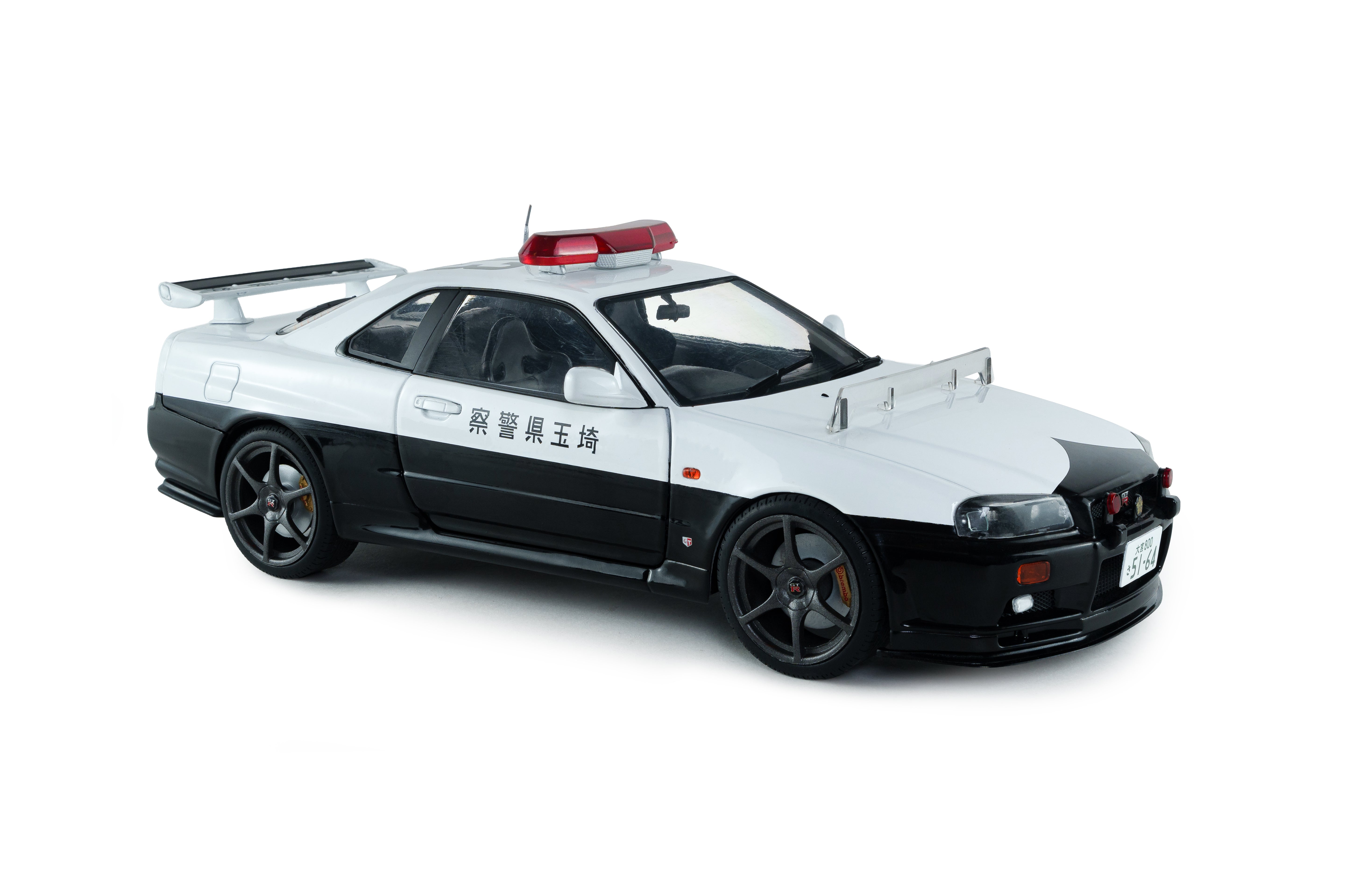 Solido S1804317 Voiture miniature collection 1/18 Nissan Skyline GT-R (BNR34) Police Japon 1999 - Breizh Modélisme.