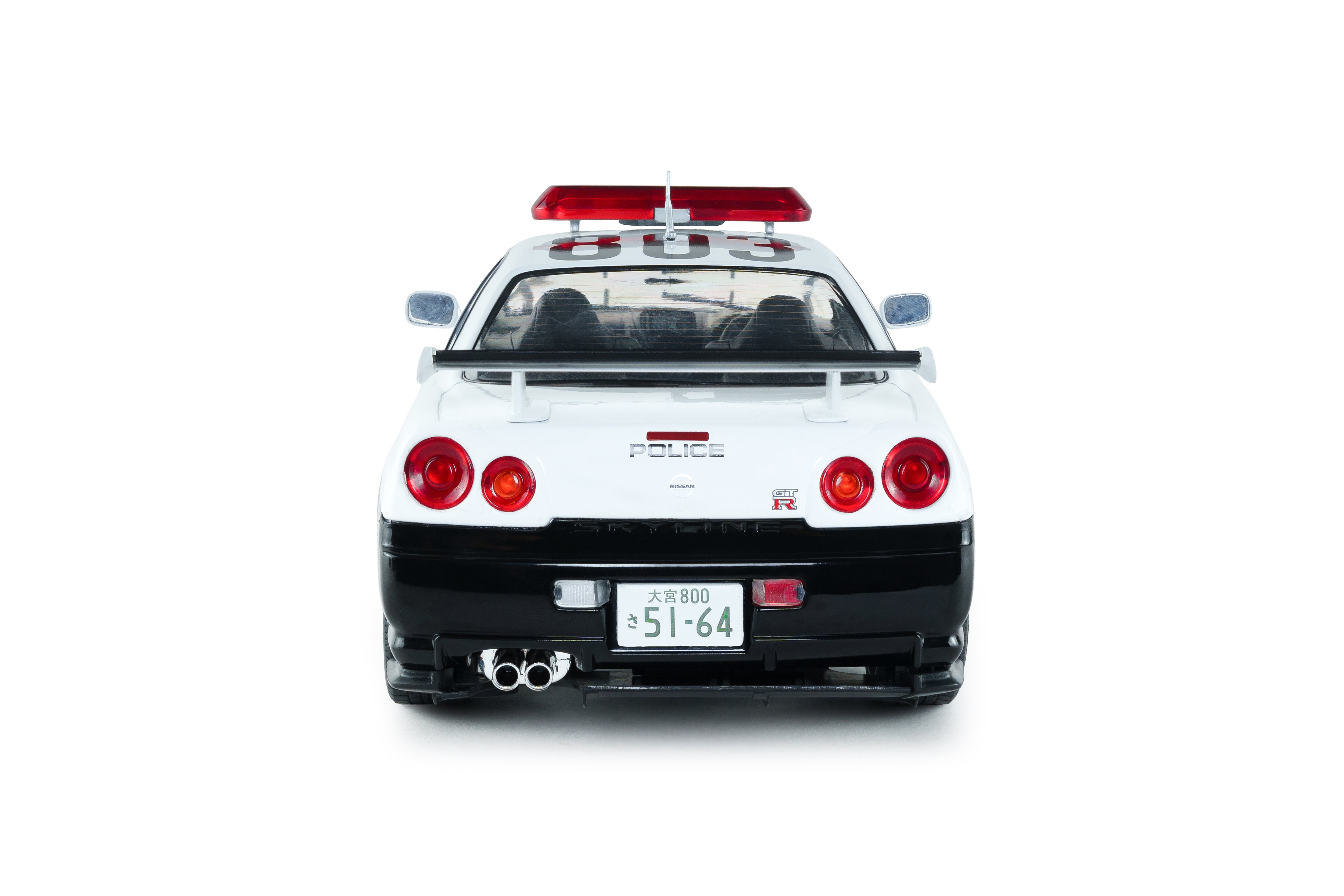 Solido S1804317 Voiture miniature collection 1/18 Nissan Skyline GT-R (BNR34) Police Japon 1999 - Breizh Modélisme.