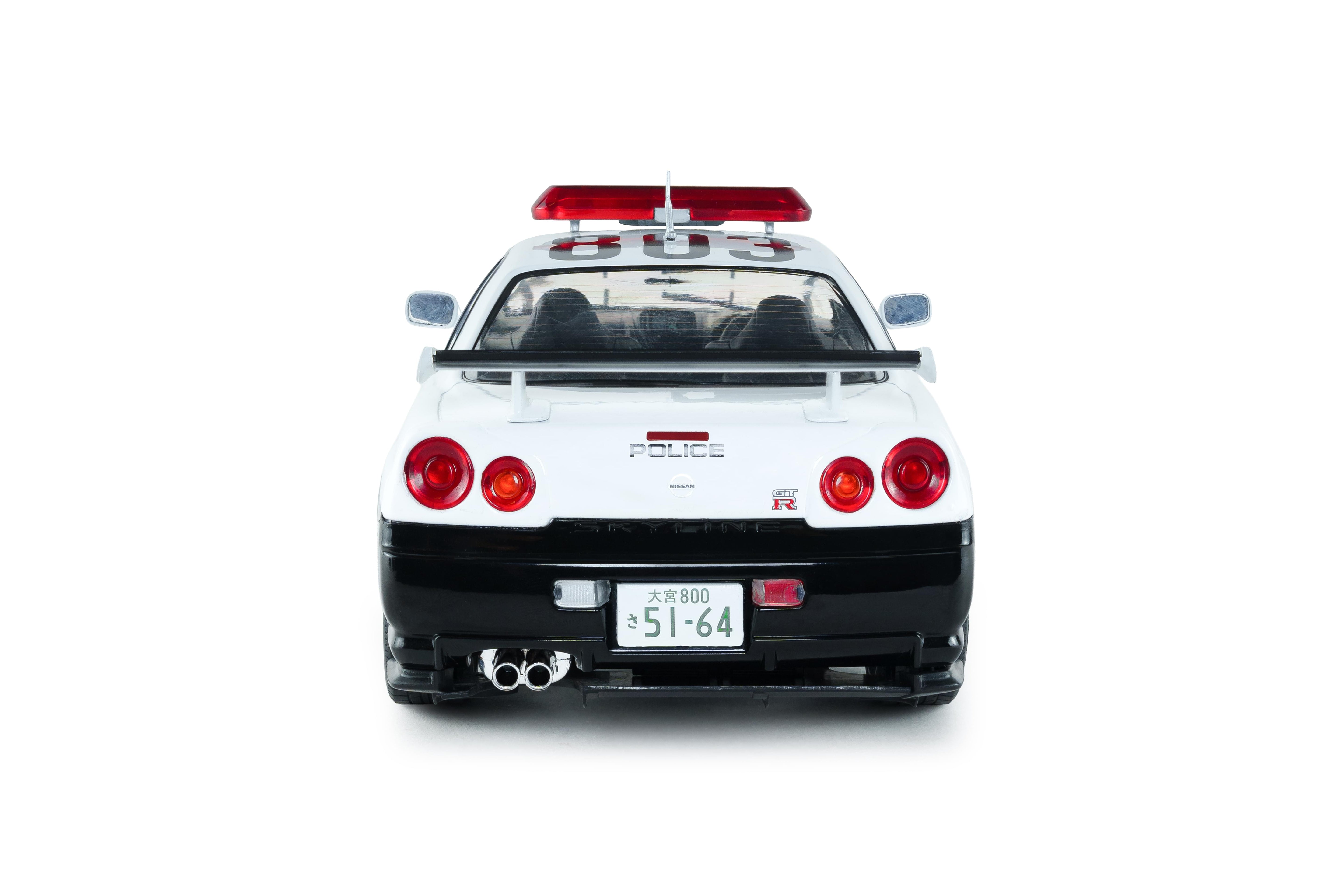 Solido S1804317 Voiture miniature collection 1/18 Nissan Skyline GT-R (BNR34) Police Japon 1999 - Breizh Modélisme.