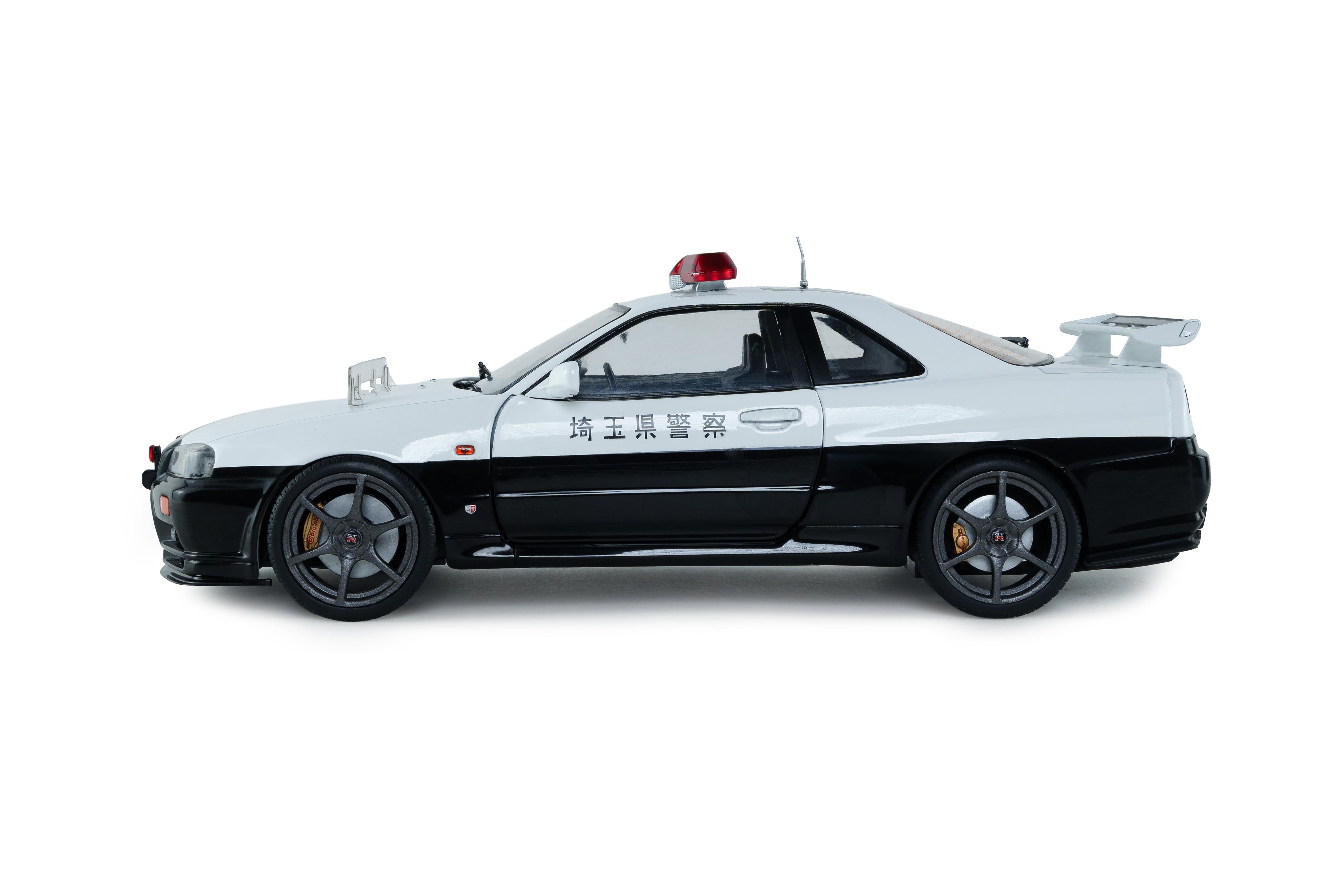 Solido S1804317 Voiture miniature collection 1/18 Nissan Skyline GT-R (BNR34) Police Japon 1999 - Breizh Modélisme.