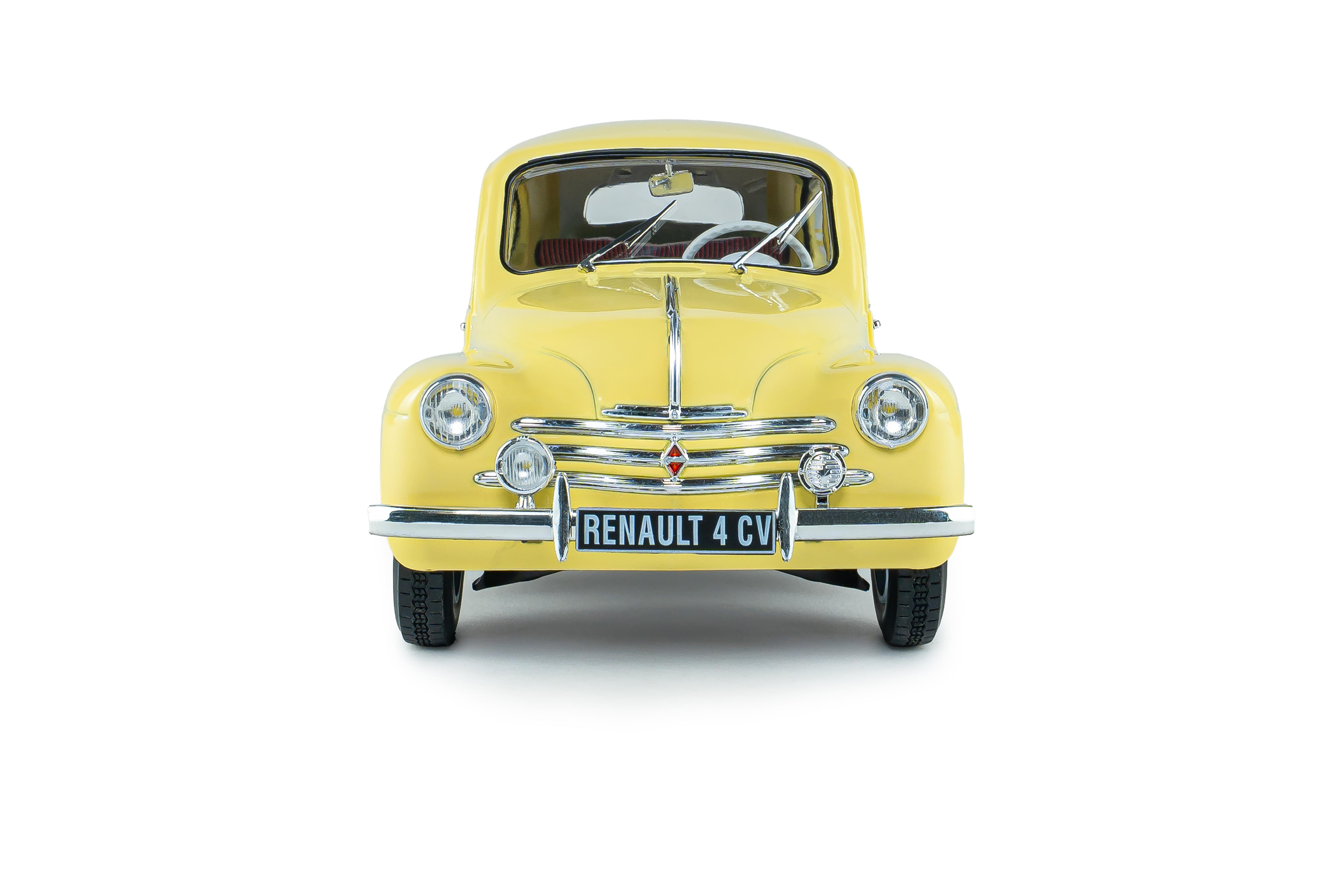Solido S1806607 Voiture miniature collection 1/18 Renault 4CV Beige (Jaune Infante) 162 1961