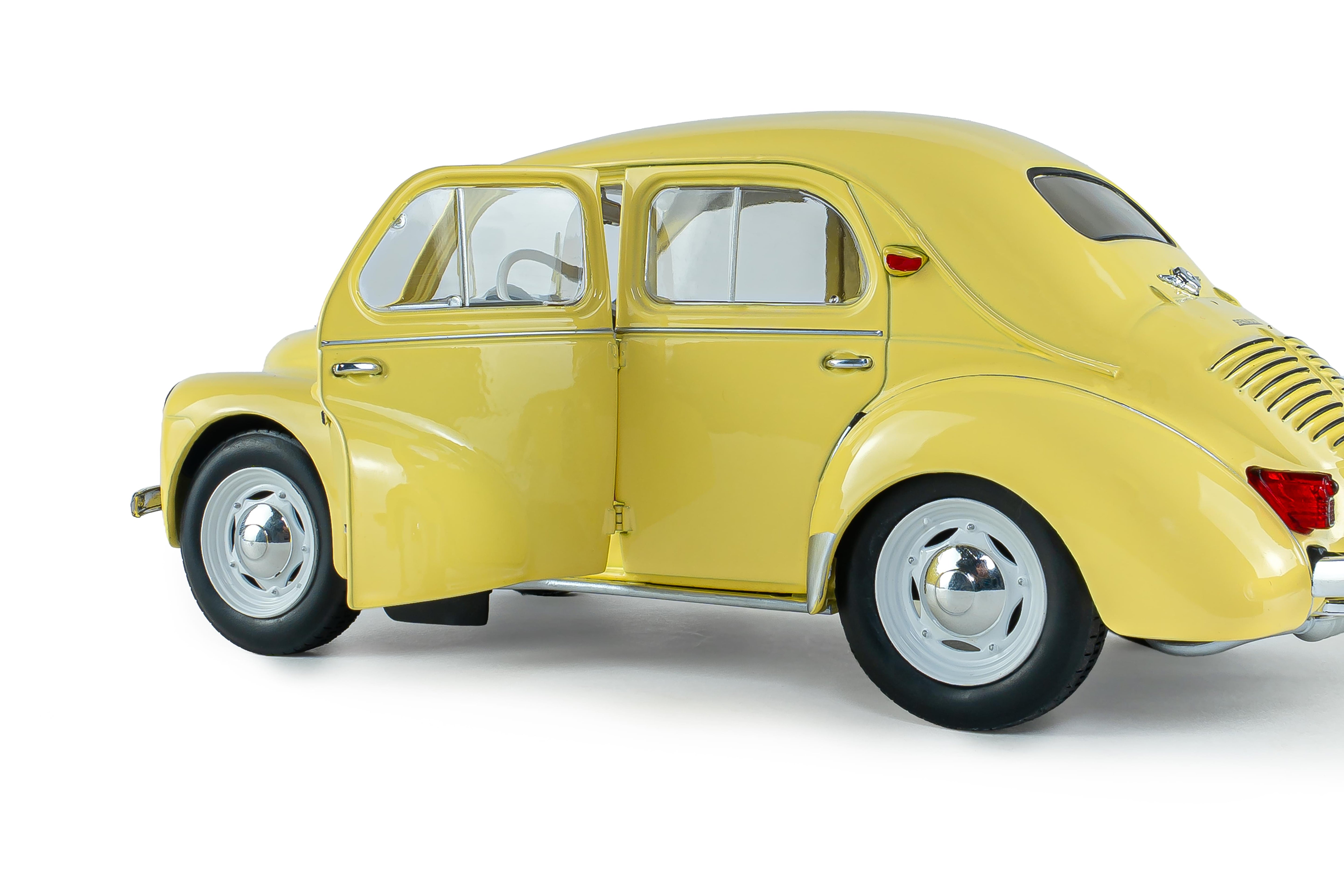 Solido S1806607 Voiture miniature collection 1/18 Renault 4CV Beige (Jaune Infante) 162 1961
