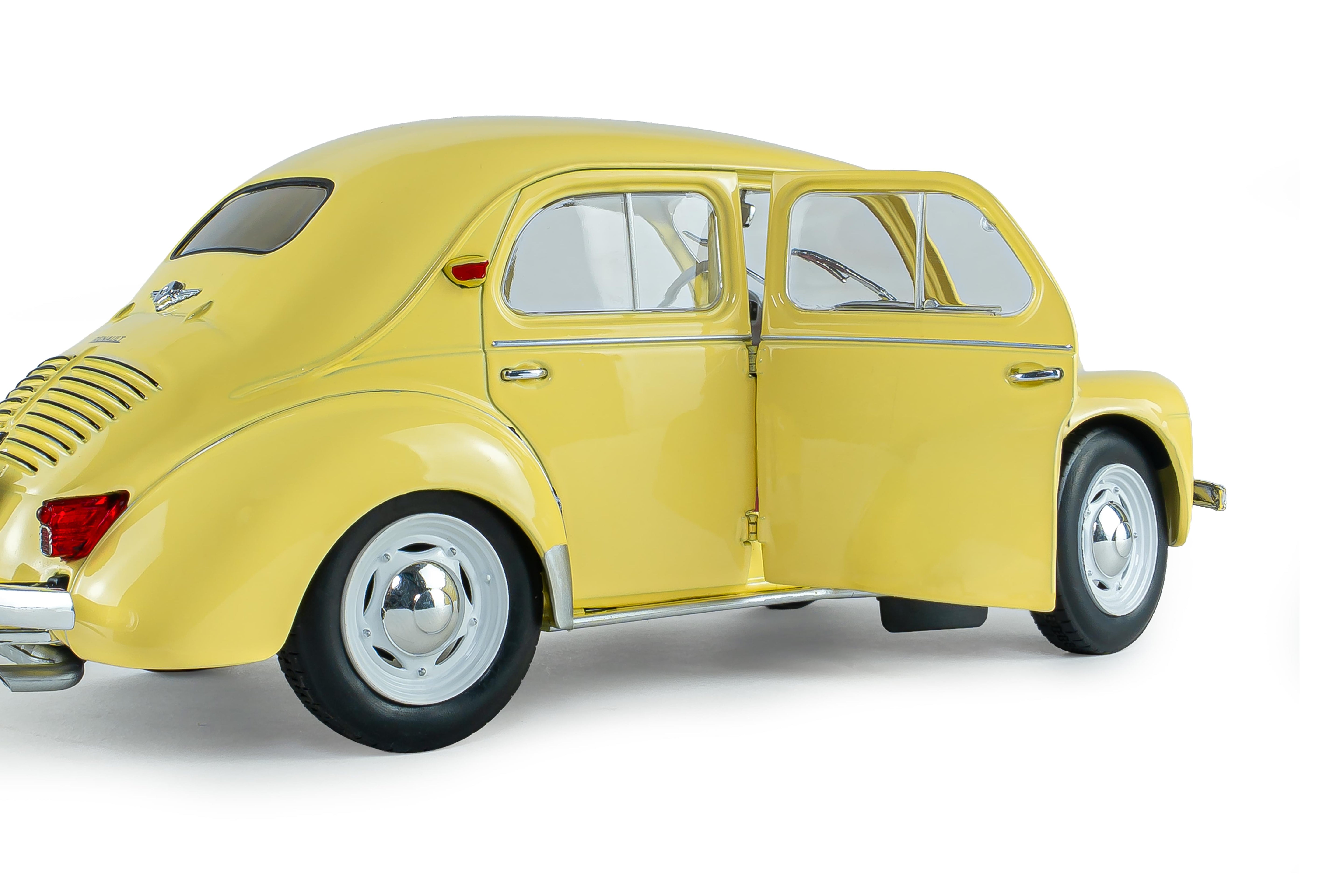Solido S1806607 Voiture miniature collection 1/18 Renault 4CV Beige (Jaune Infante) 162 1961