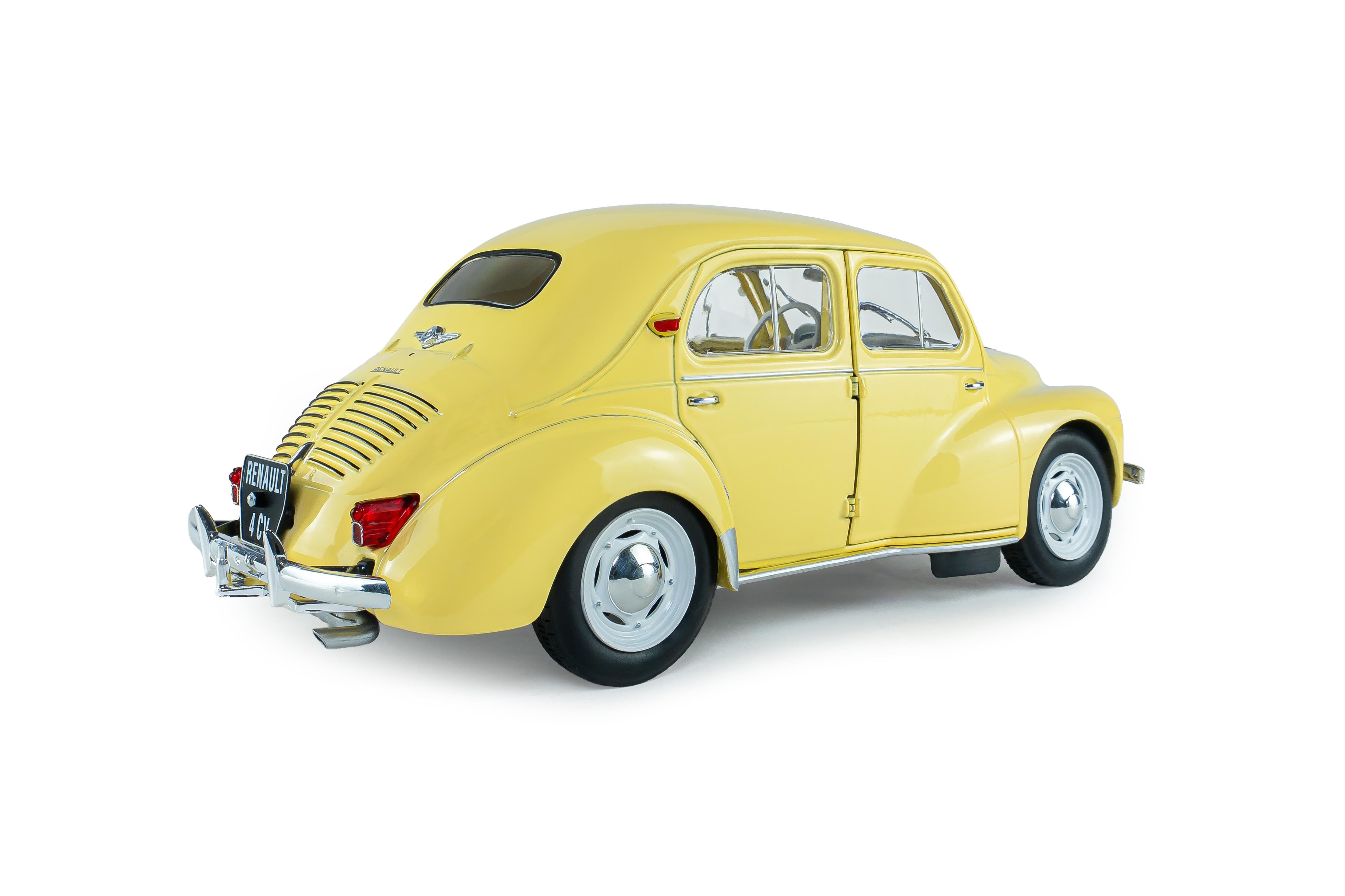 Solido S1806607 Voiture miniature collection 1/18 Renault 4CV Beige (Jaune Infante) 162 1961