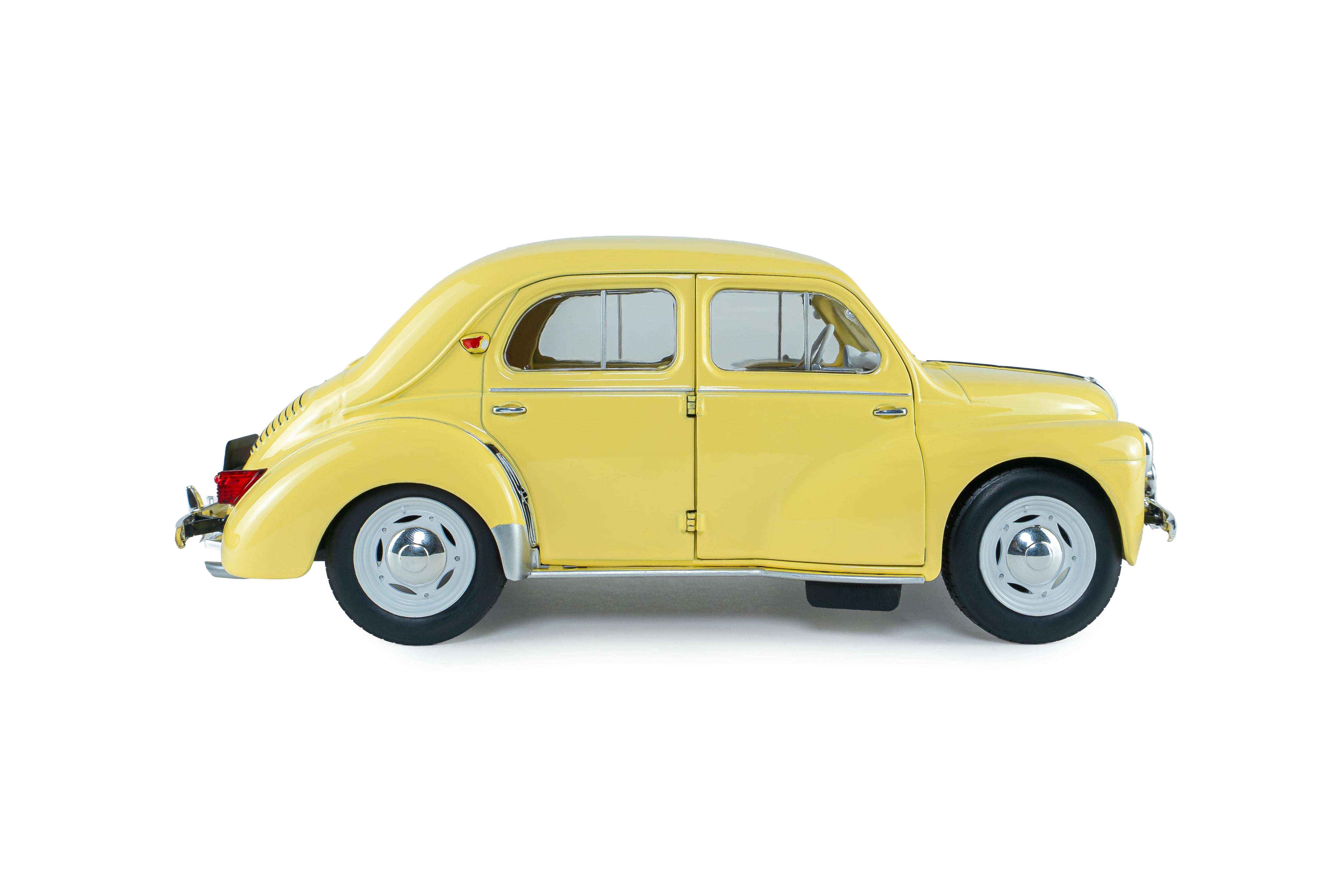 Solido S1806607 Voiture miniature collection 1/18 Renault 4CV Beige (Jaune Infante) 162 1961