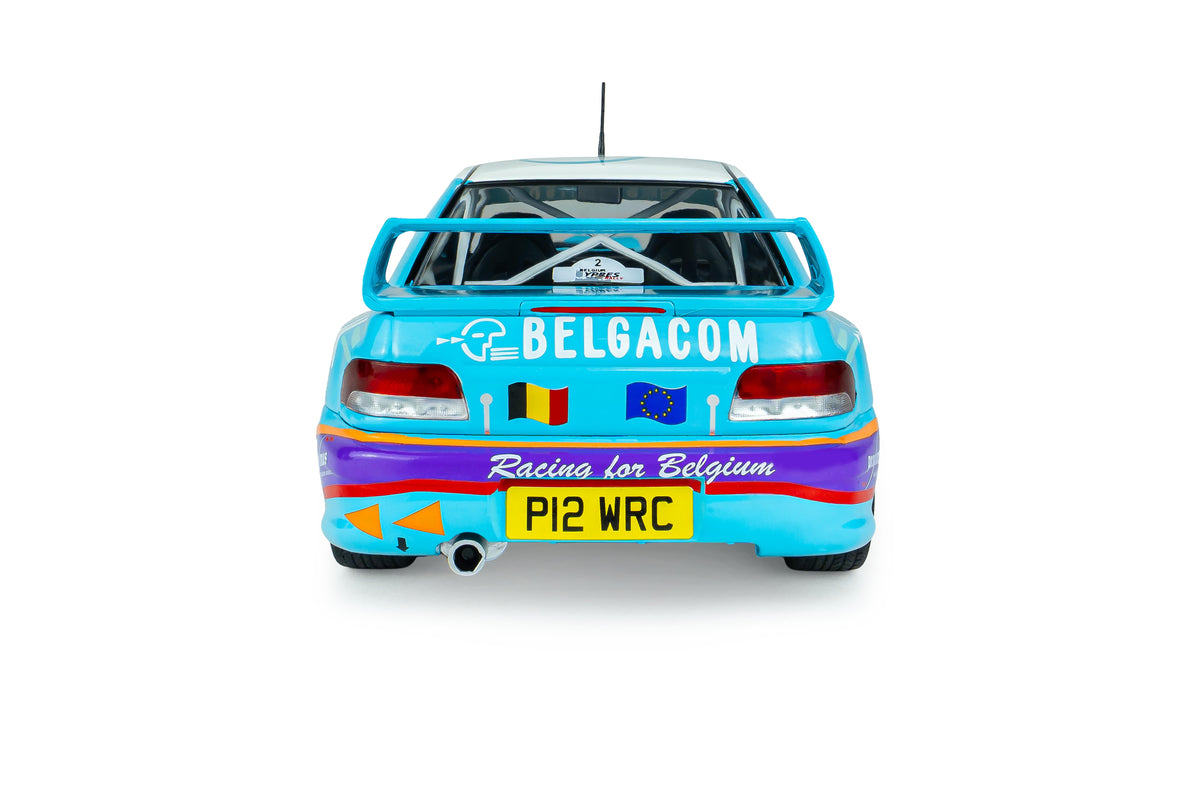 Solido S1807411 Voiture miniature collection 1/18 Subaru Impreza S5 WRC99 Belgique Ypres Westhoek Rally 1998 #2 G.DE Mevius/J-M.Fortin