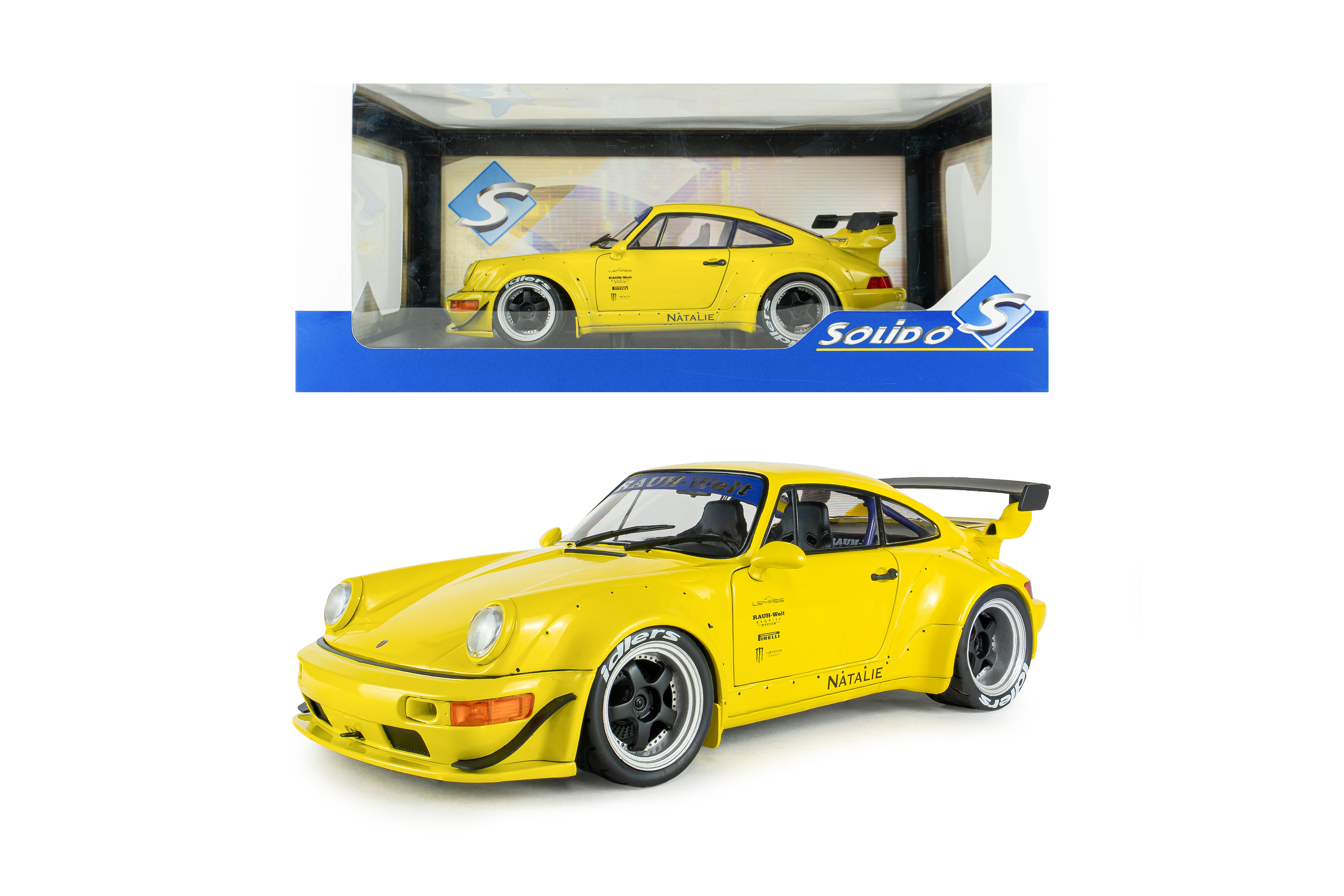 Solido S1807518 Voiture miniature collection 1/18 RWB Bodykit Natalie 2023 - Breizh Modélisme.