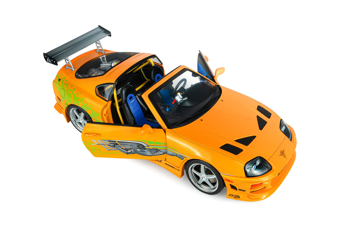 Solido S1807609A Voiture miniature collection 1/18 Toyota Supra Mk4 (A80) Fast and Furious 1 - Breizh Modélisme.