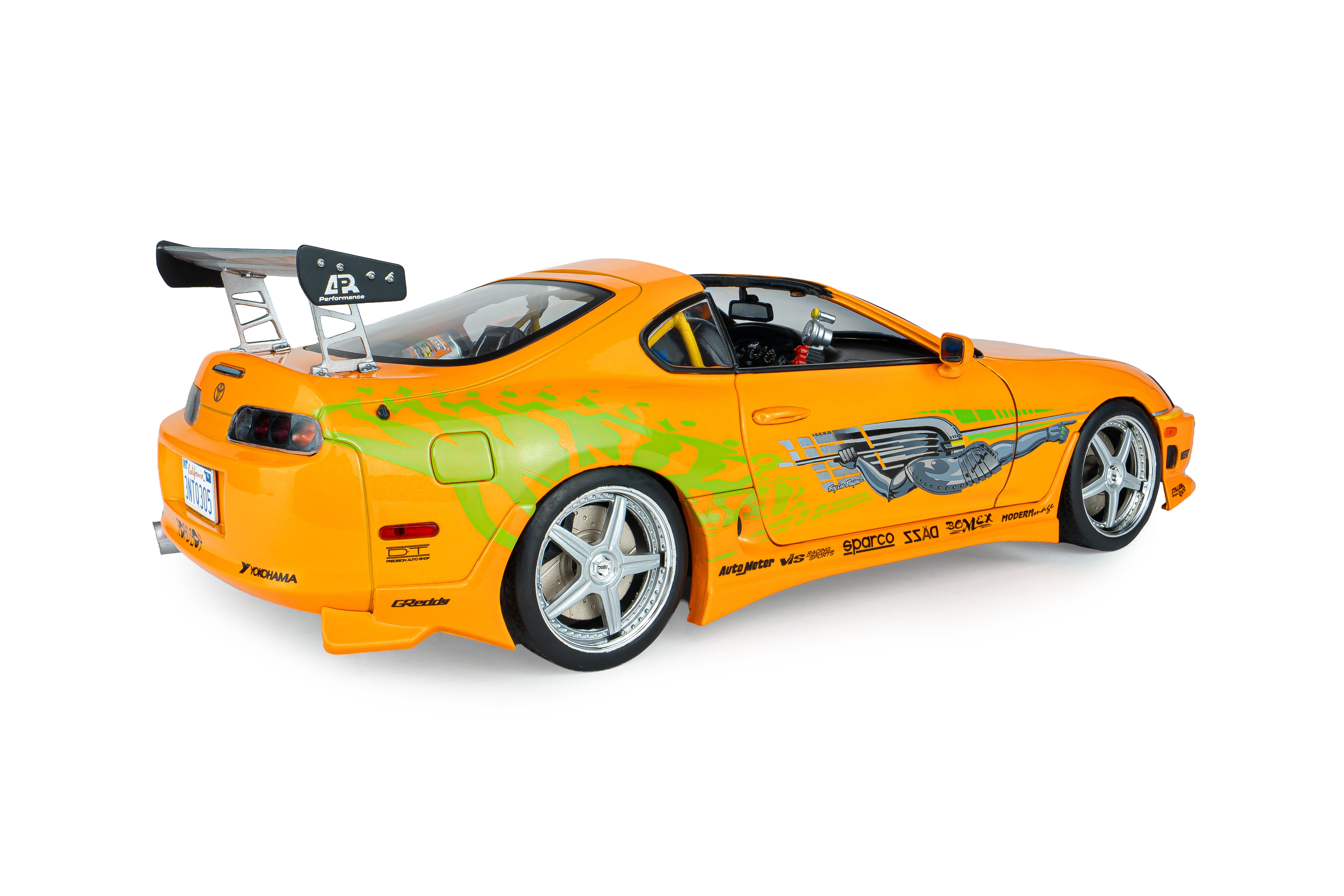 Solido S1807609A Voiture miniature collection 1/18 Toyota Supra Mk4 (A80) Fast and Furious 1 - Breizh Modélisme.