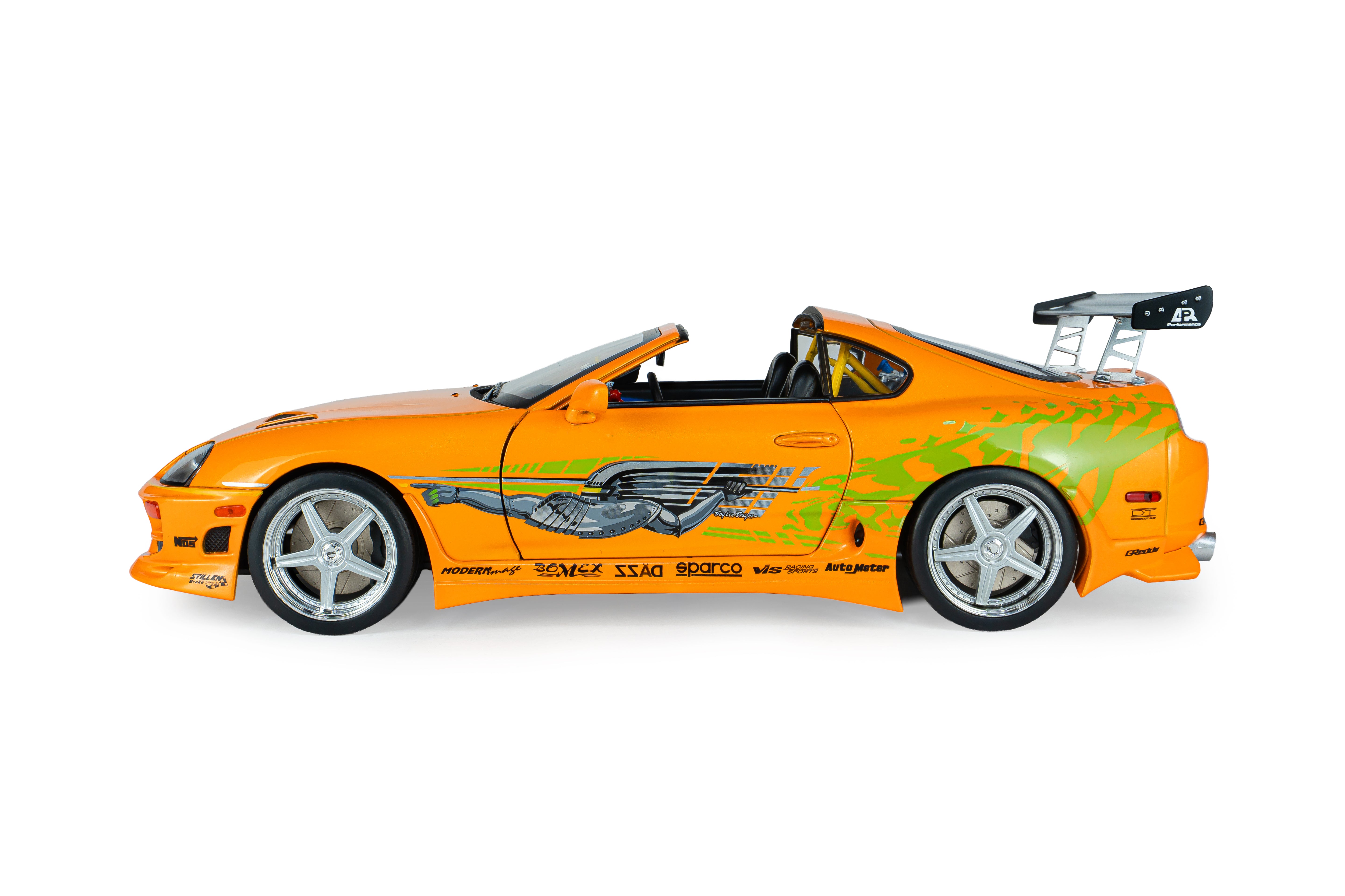 Solido S1807609A Voiture miniature collection 1/18 Toyota Supra Mk4 (A80) Fast and Furious 1 - Breizh Modélisme.