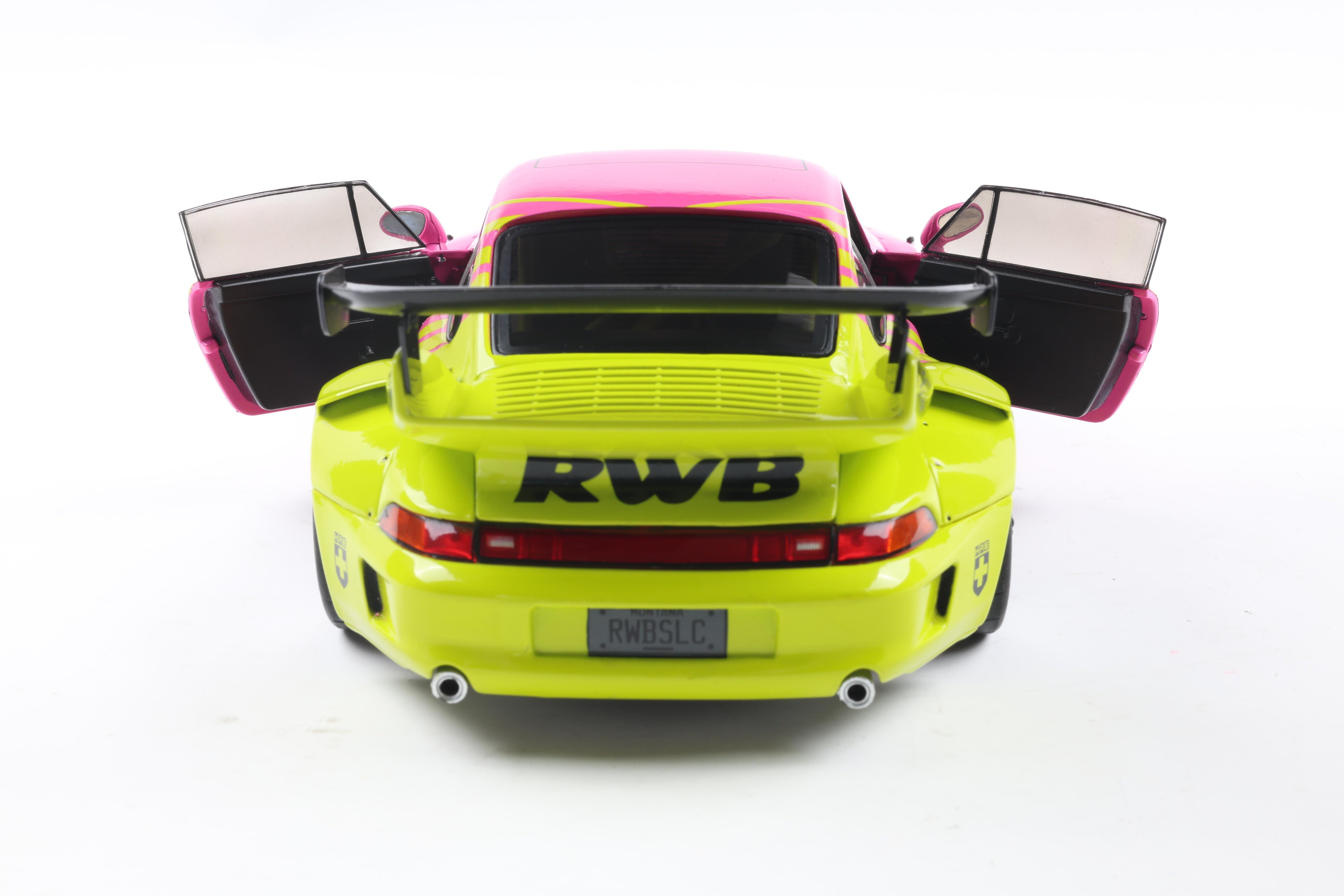 Solido S1808510 Voiture miniature collection 1/18 Porsche 911 RWB BodyKit 2024 Pink