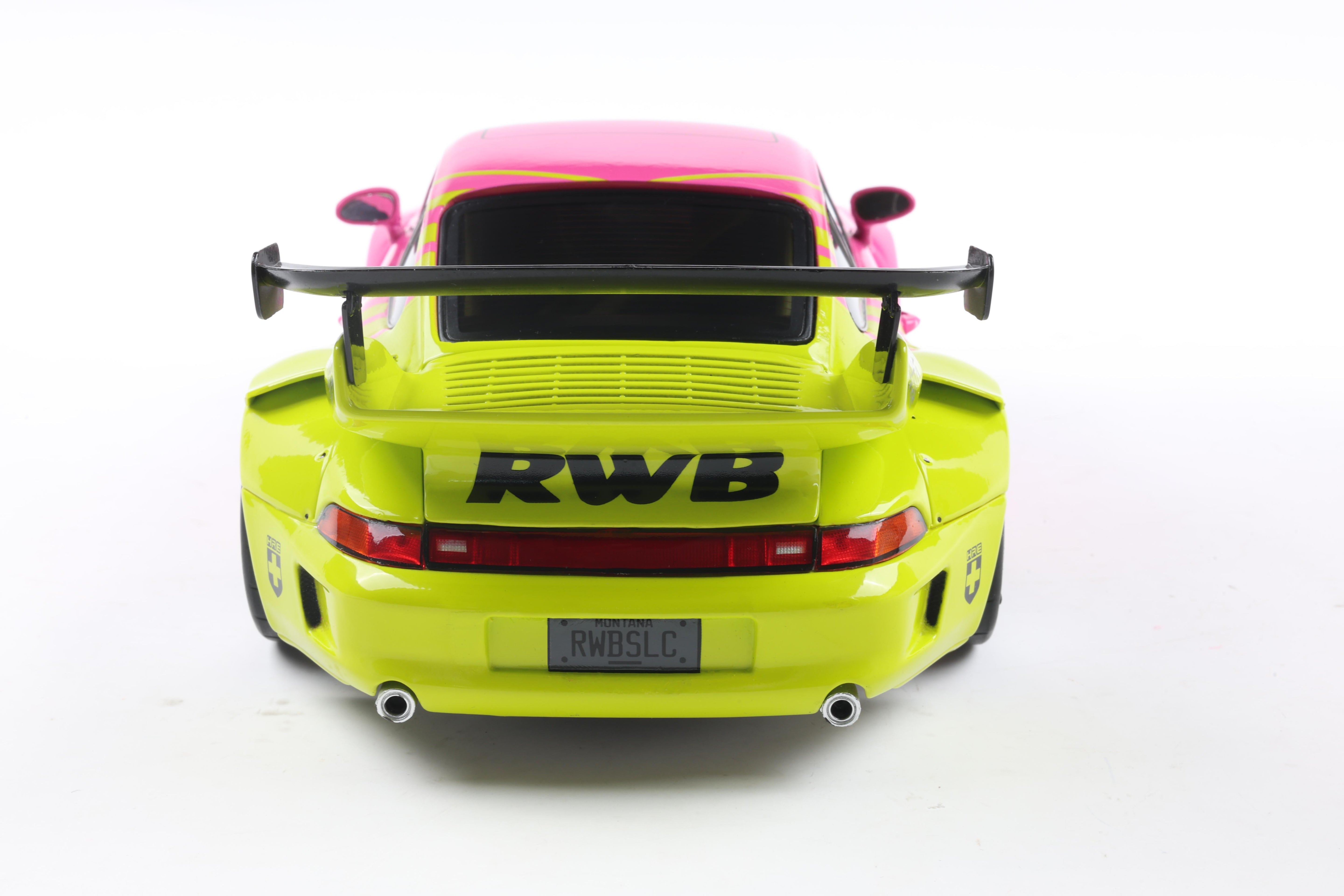 Solido S1808510 Voiture miniature collection 1/18 Porsche 911 RWB BodyKit 2024 Pink
