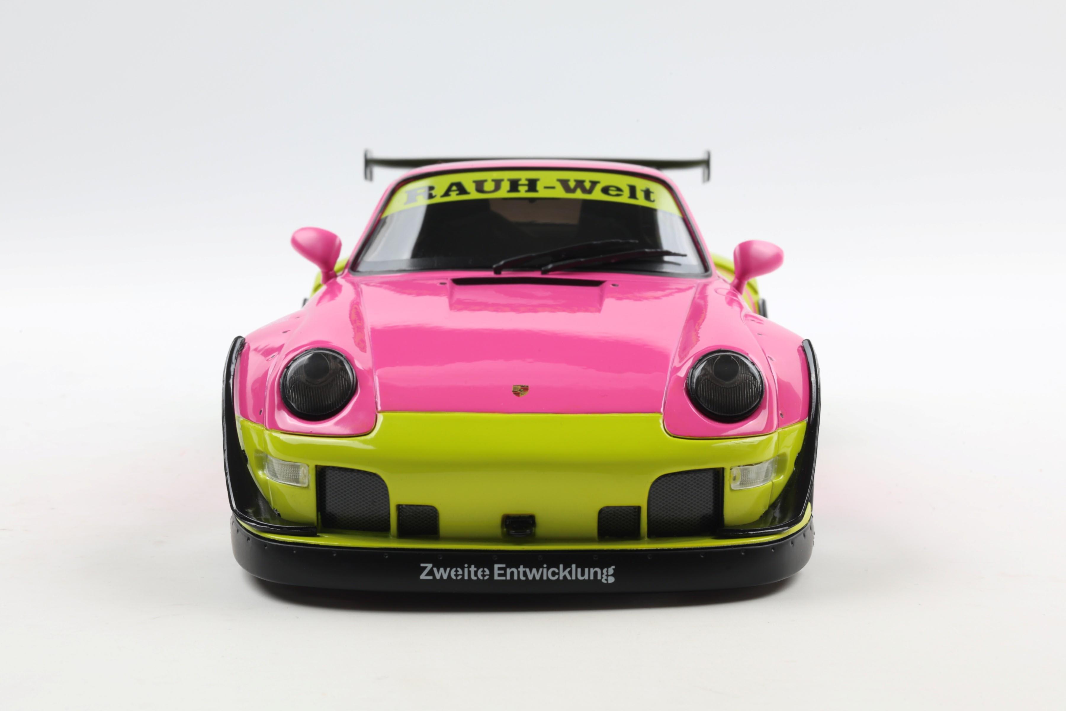 Solido S1808510 Voiture miniature collection 1/18 Porsche 911 RWB BodyKit 2024 Pink