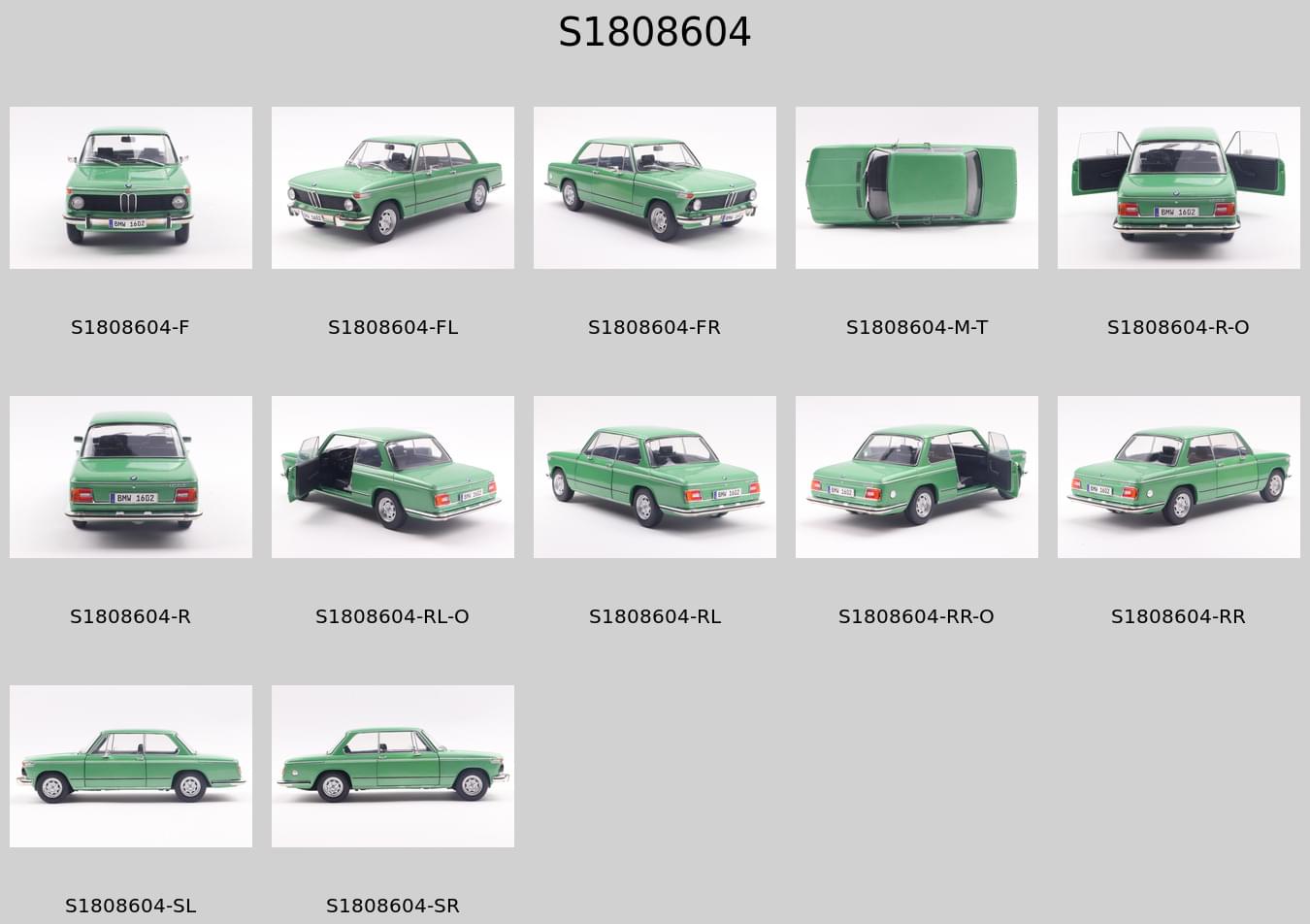 Solido S1808604 Voiture miniature collection 1/18 BMW 1602 – Taiga – 1971