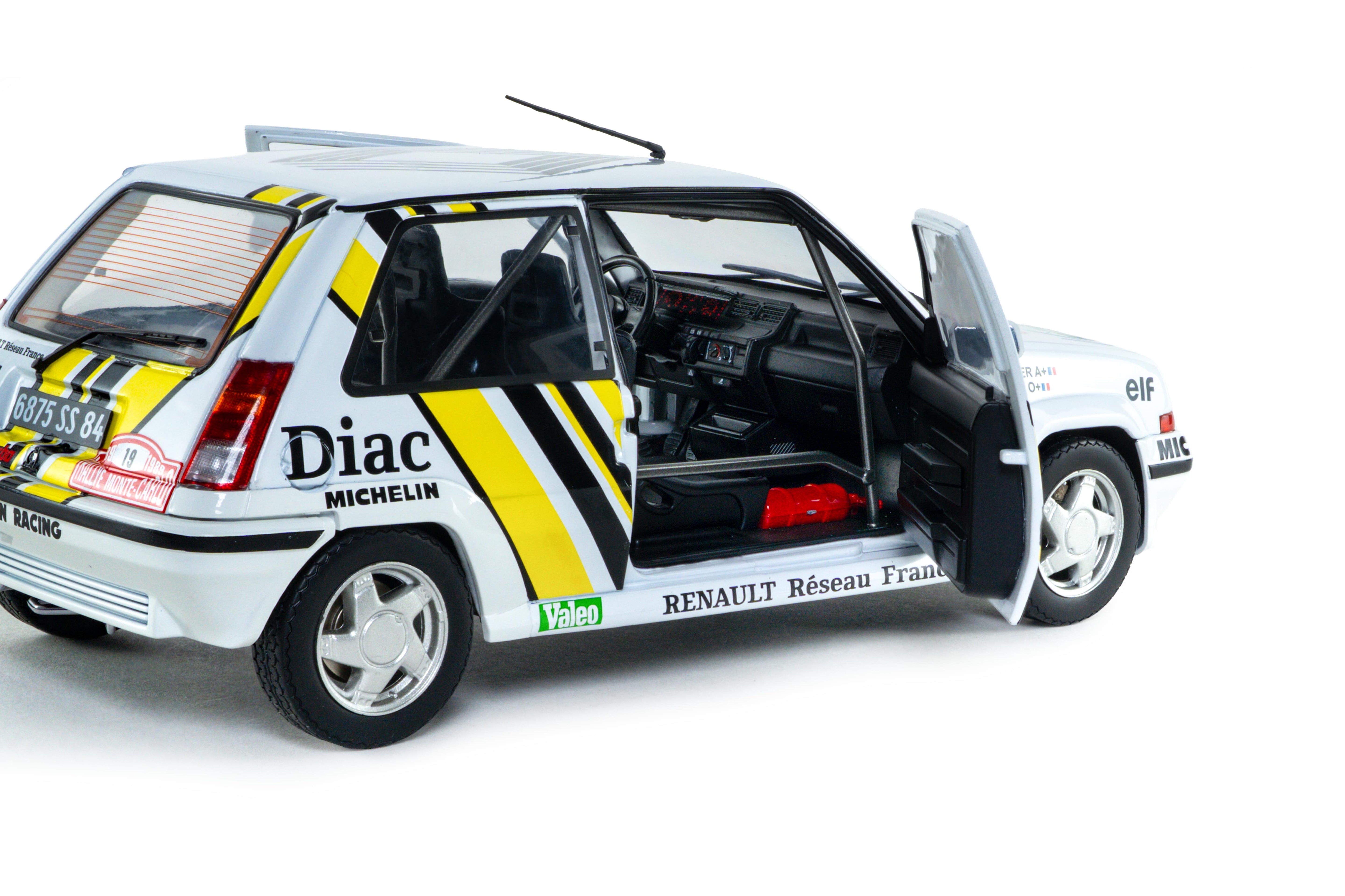 Solido S1810006 miniature collection 1/18 Renault 5 GT Turbo MK2 Rallye Monte Carlo 1989 #19 A.Oreille/G.Thimonier - Breizh Modélisme.