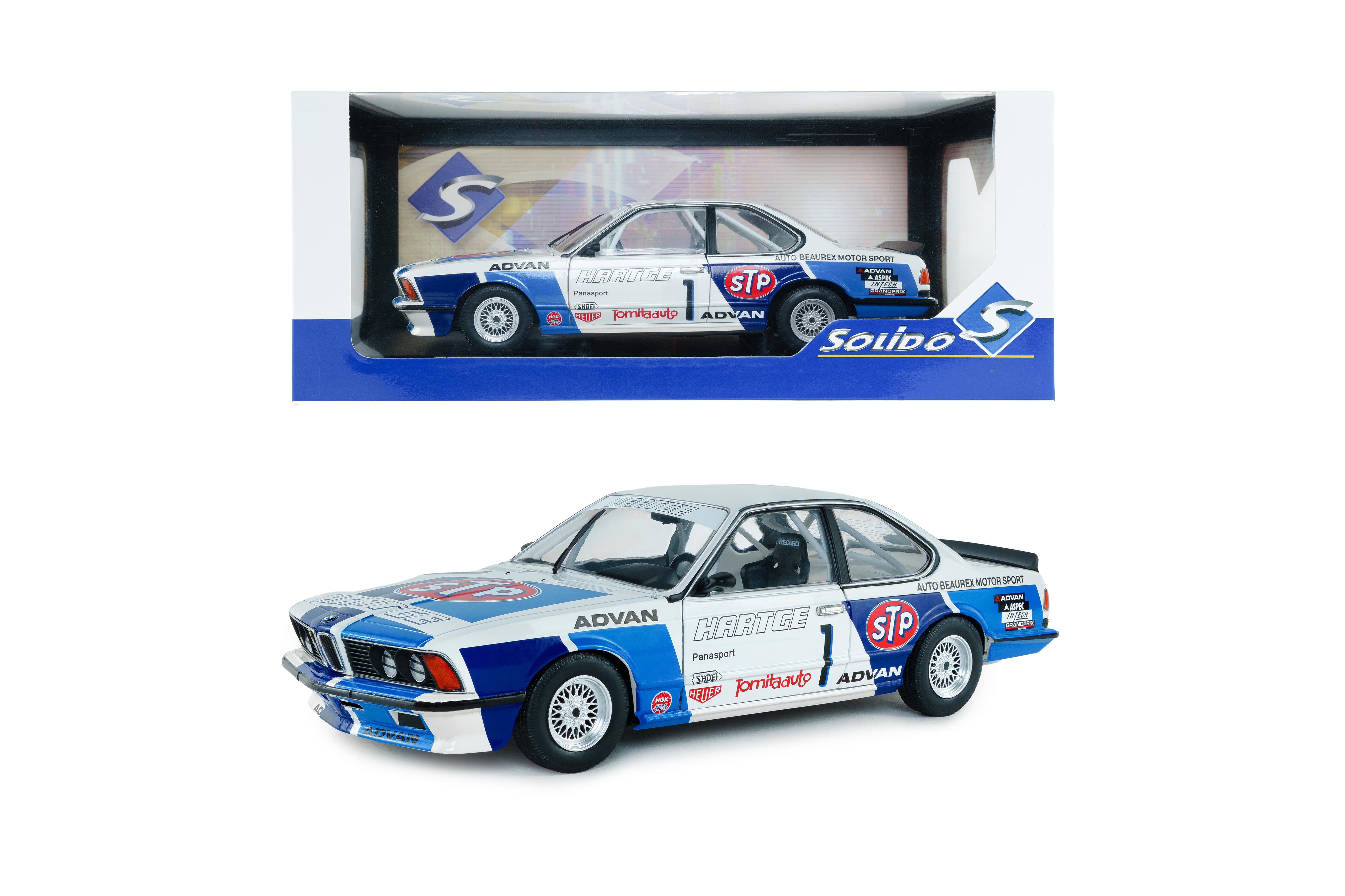 Solido S1810307 miniature collection 1/18 BMW 635 CSI blanc 1 F.Moller 24h spa 1984