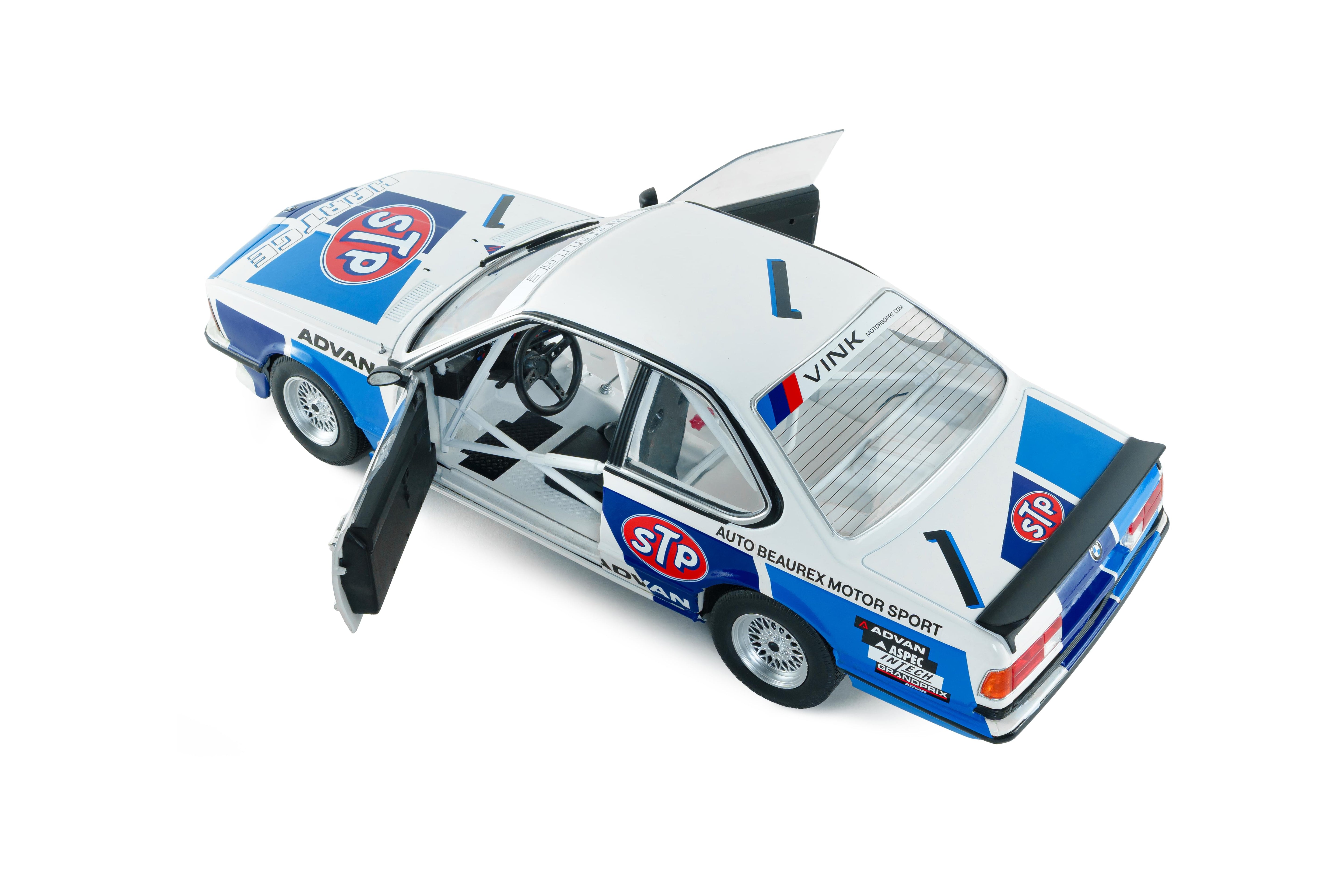 Solido S1810307 miniature collection 1/18 BMW 635 CSI blanc 1 F.Moller 24h spa 1984