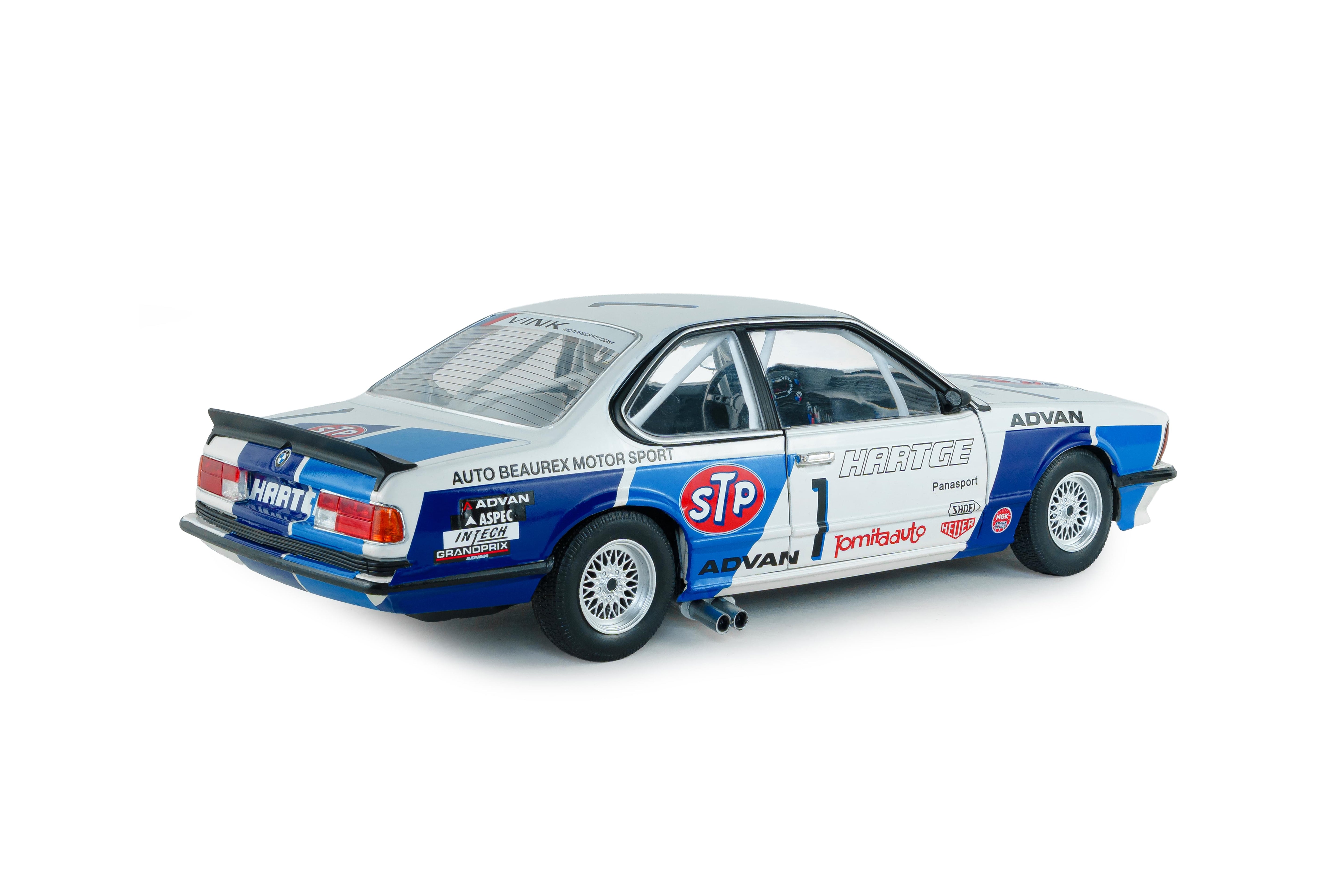 Solido S1810307 miniature collection 1/18 BMW 635 CSI blanc 1 F.Moller 24h spa 1984