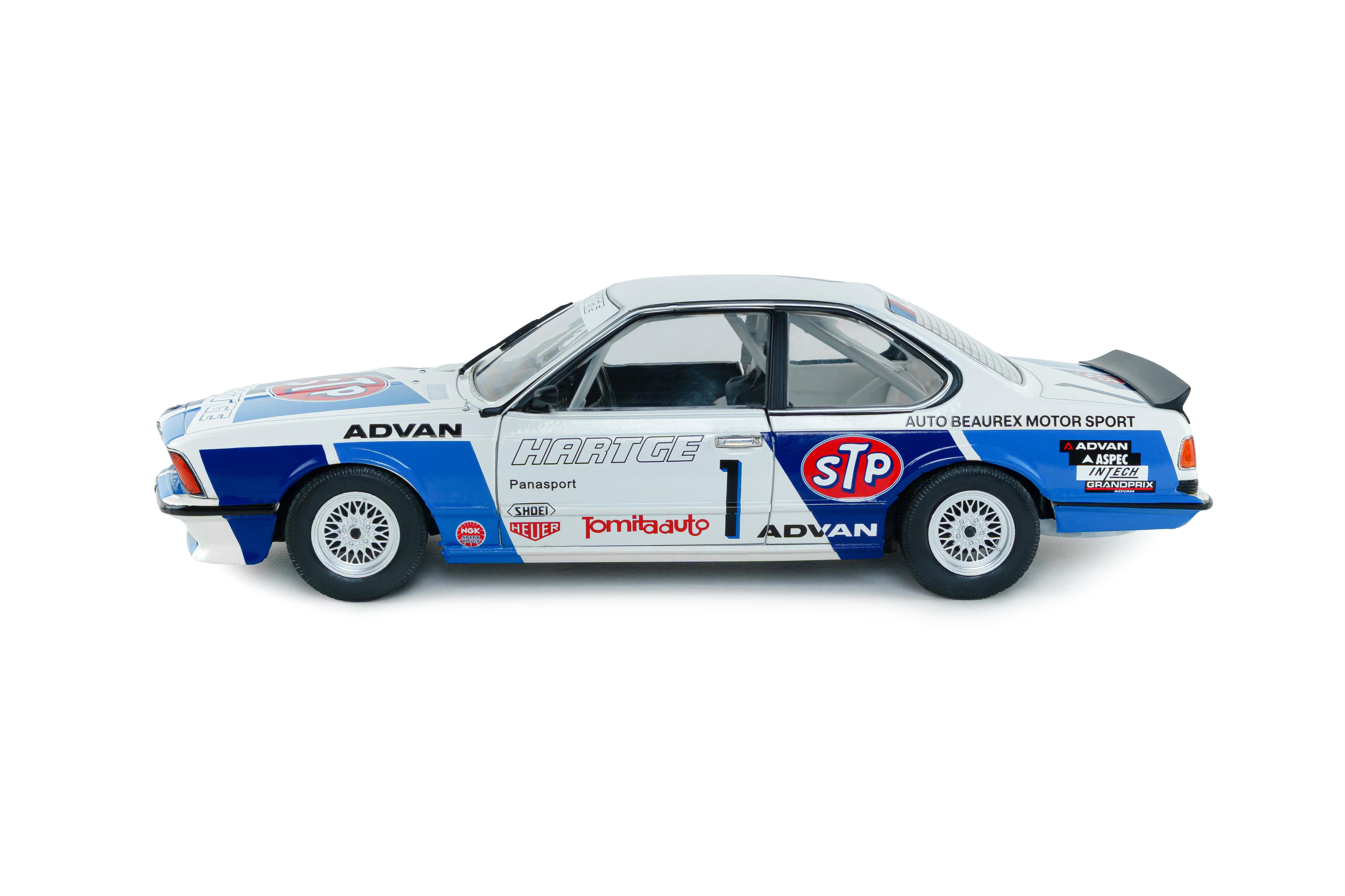 Solido S1810307 miniature collection 1/18 BMW 635 CSI blanc 1 F.Moller 24h spa 1984